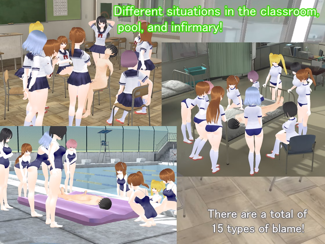 Unity Completed Masochistic Male Bullying Classroom 3D [Final] [Lights, Camera, Action]