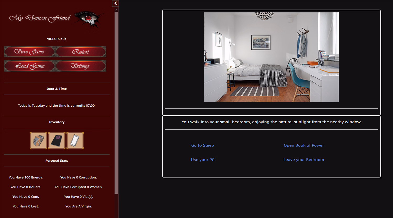 HTML Completed My Demon Friend [v1.2a] [Aviary]