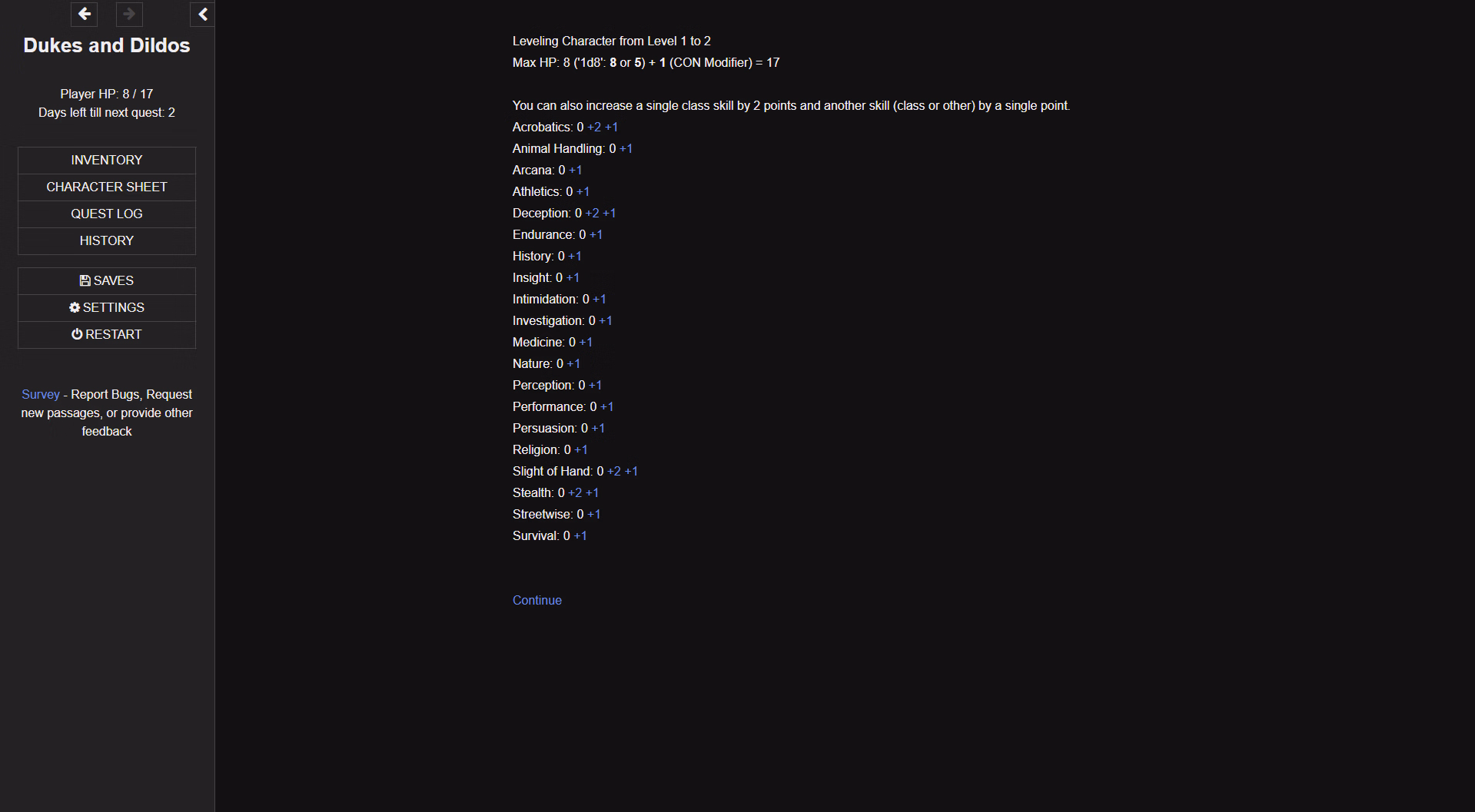 HTML Abandoned Dukes & Dildos [v0.60] [Sara]