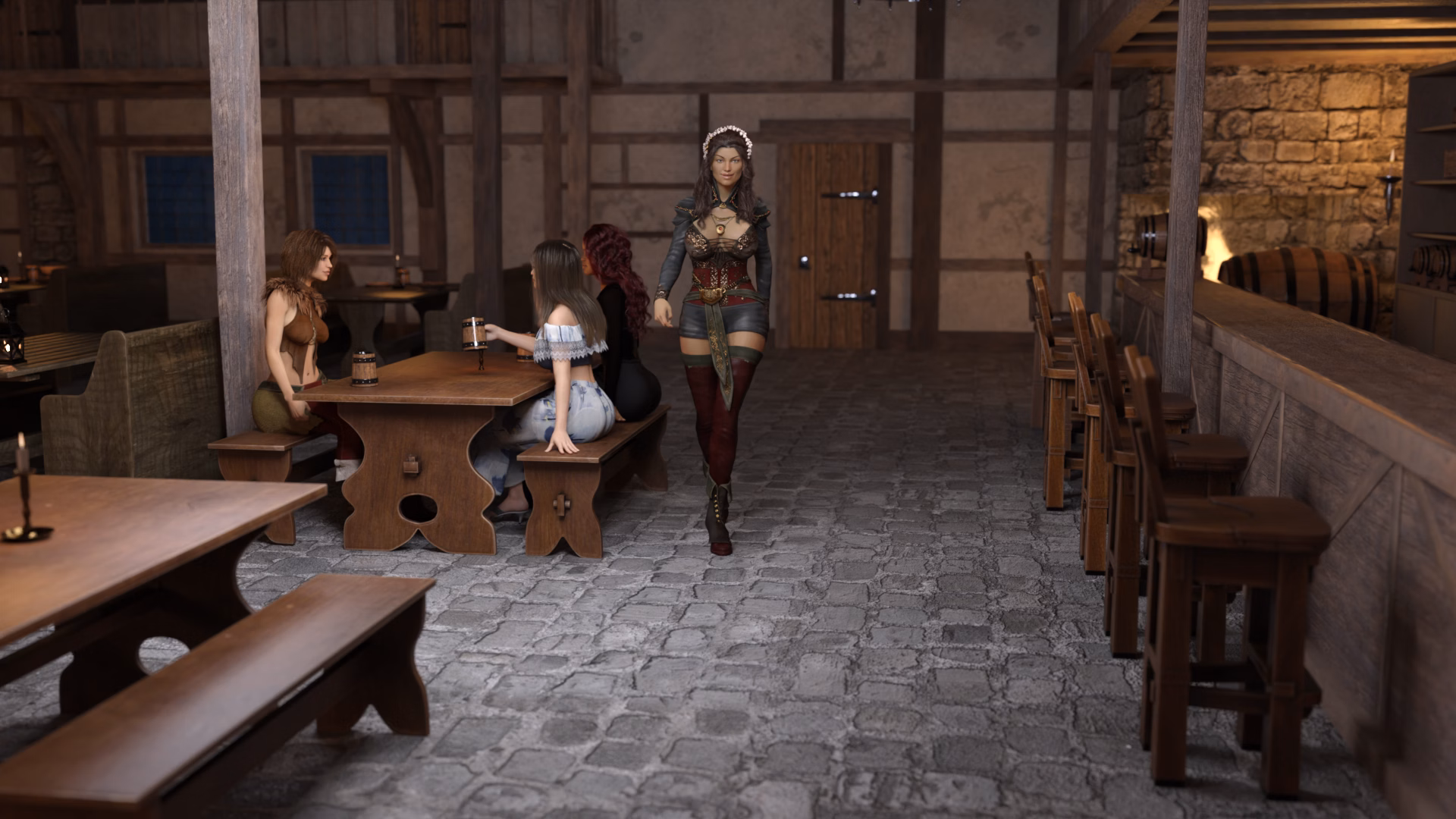 VN Ren'Py Abandoned Magical Restart [Alpha v0.01] [Big Chungus Productions]