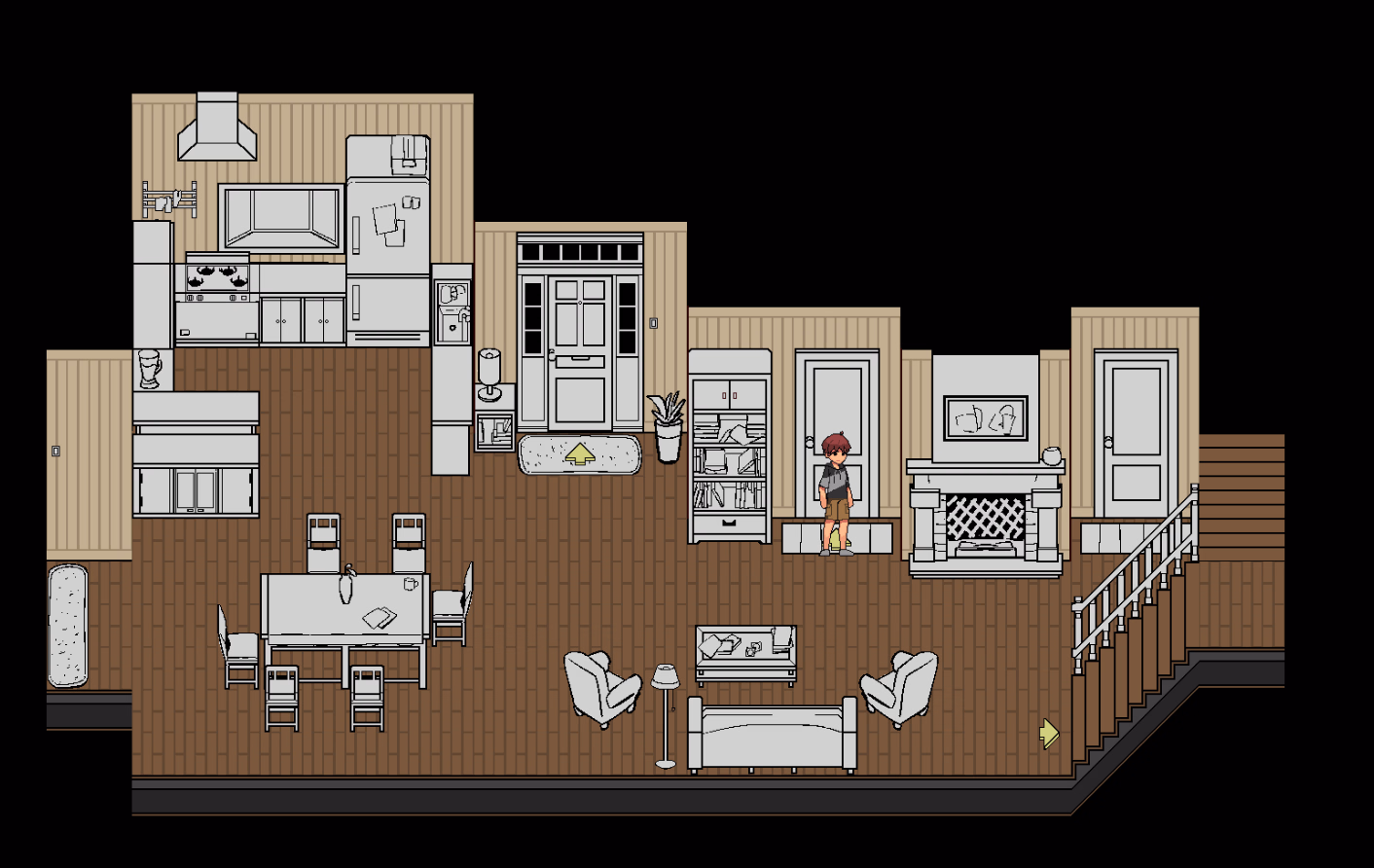 RPGM Abandoned Spooky Milk Farm [v0.02] [MangoMango & Studio Gingko]