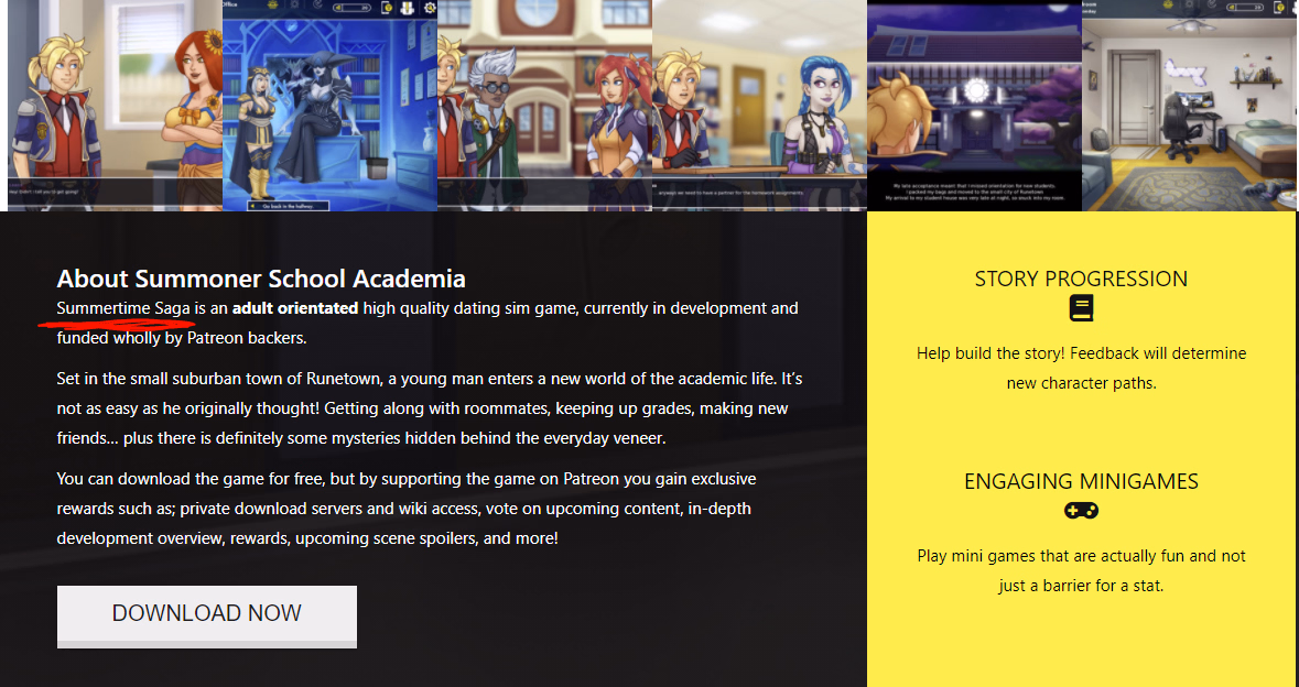 Ren'Py Abandoned Summoner School Academia [v1.0] [Cascadia Games]