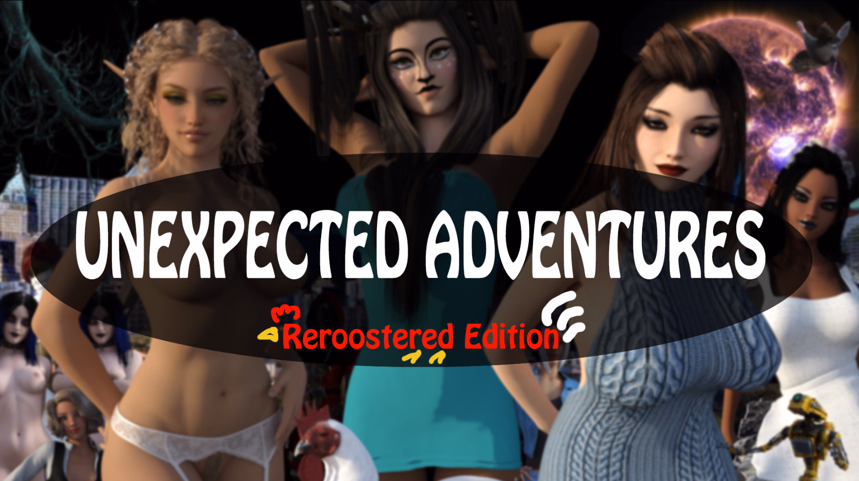 Ren'Py Abandoned Unexpected Adventures ReRoostered Edition [Update 5] [Mad Coop]