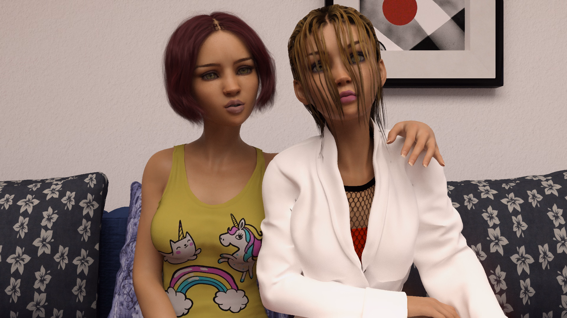 VN Ren'Py Completed Goodnight Kiss: Sugar and Spice [Endings] [Dirty Secret Studio]
