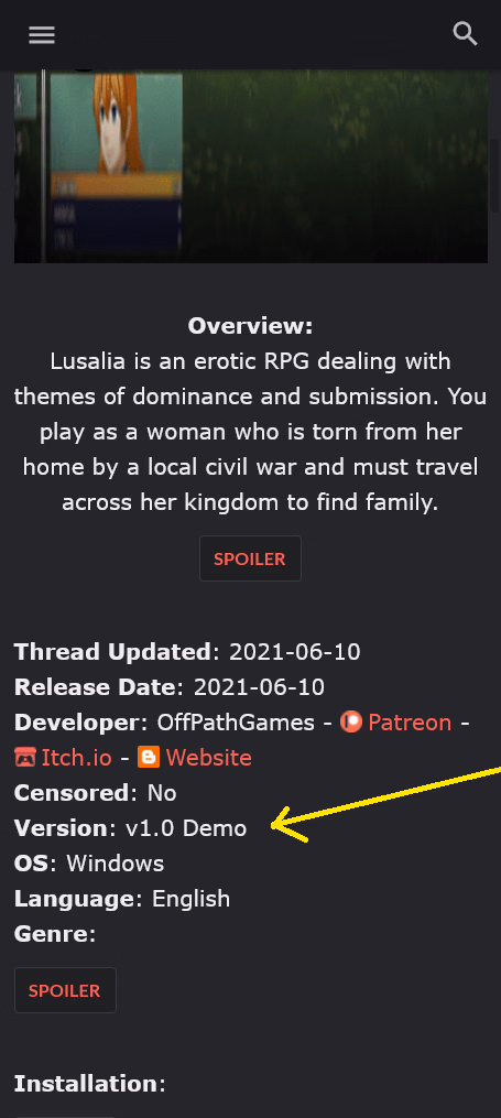 RPGM Abandoned Lusalia [v0.7.4B] [OffPathGames]