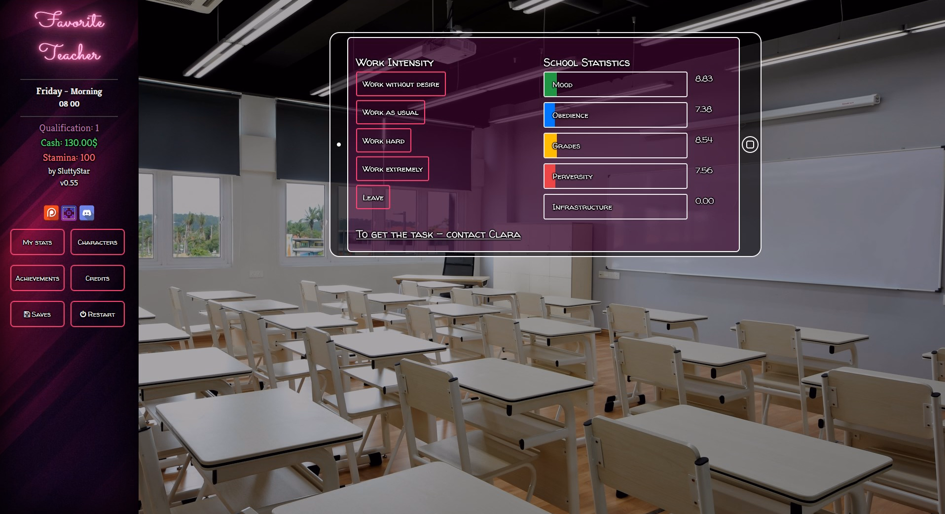 HTML Favorite Teacher [v1.77] [SluttyStar]