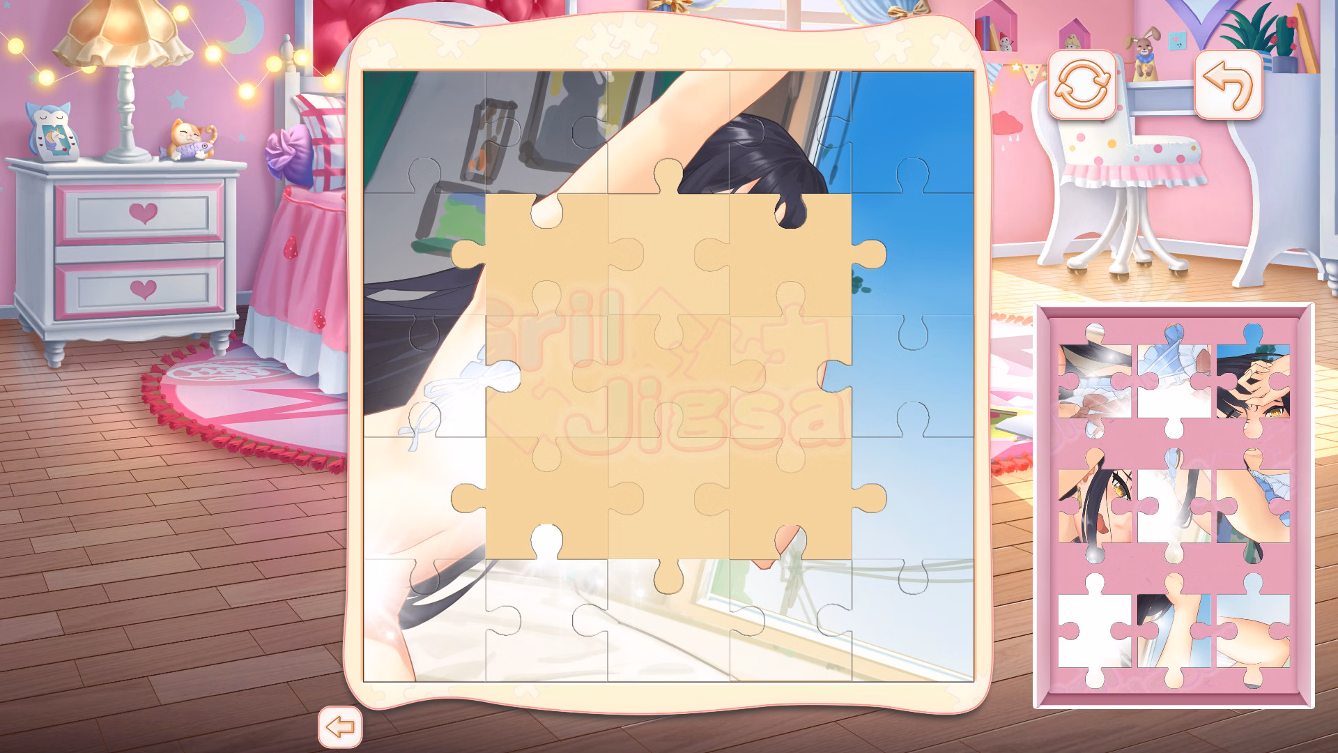 Unity Completed Girl Jigsaw [Final] [Cartoon game]