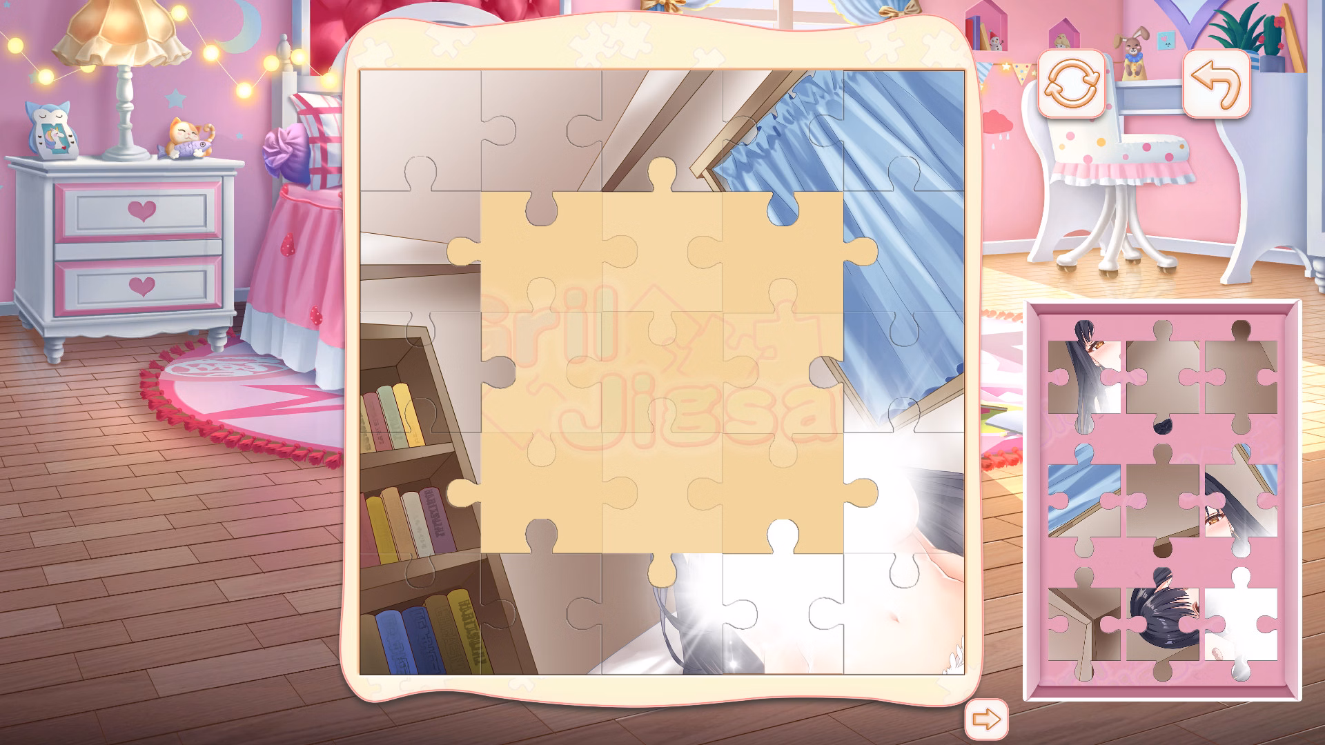 Unity Completed Girl Jigsaw [Final] [Cartoon game]