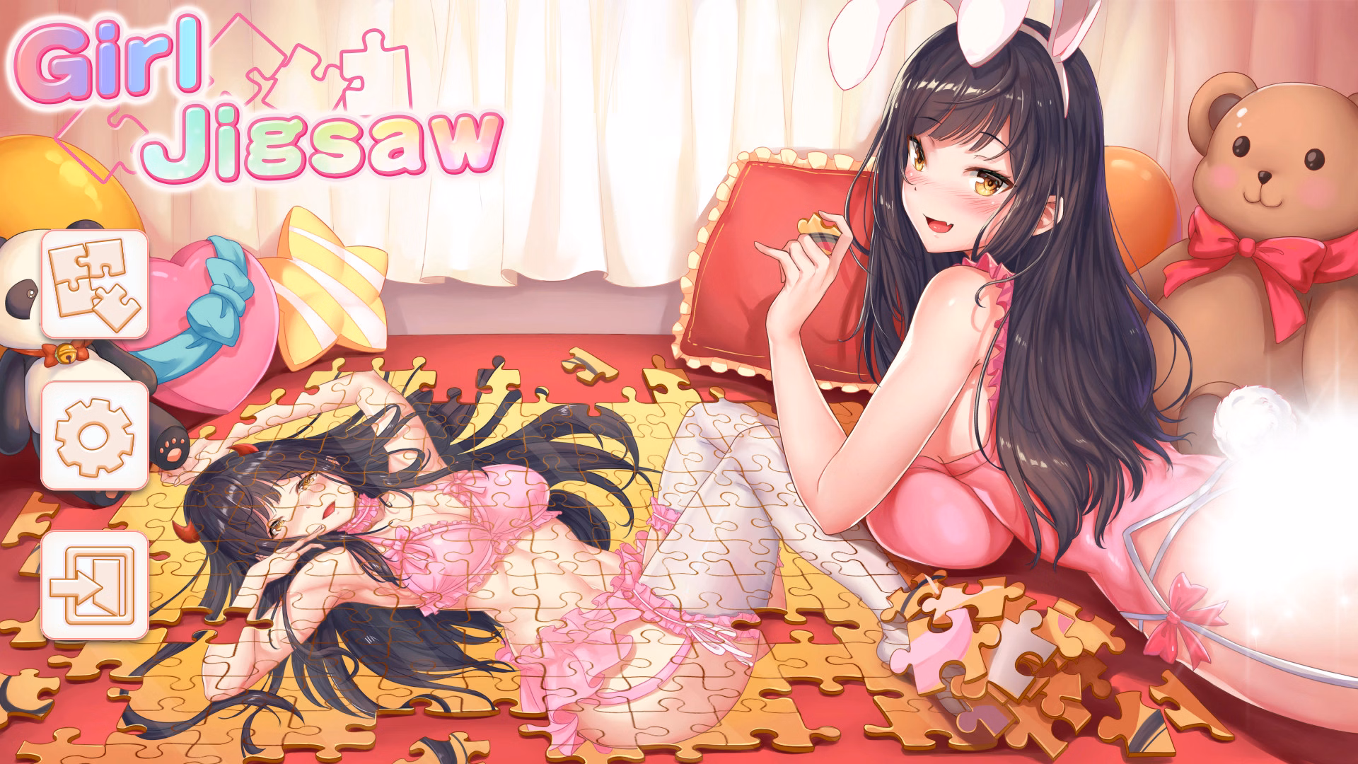 Unity Completed Girl Jigsaw [Final] [Cartoon game]
