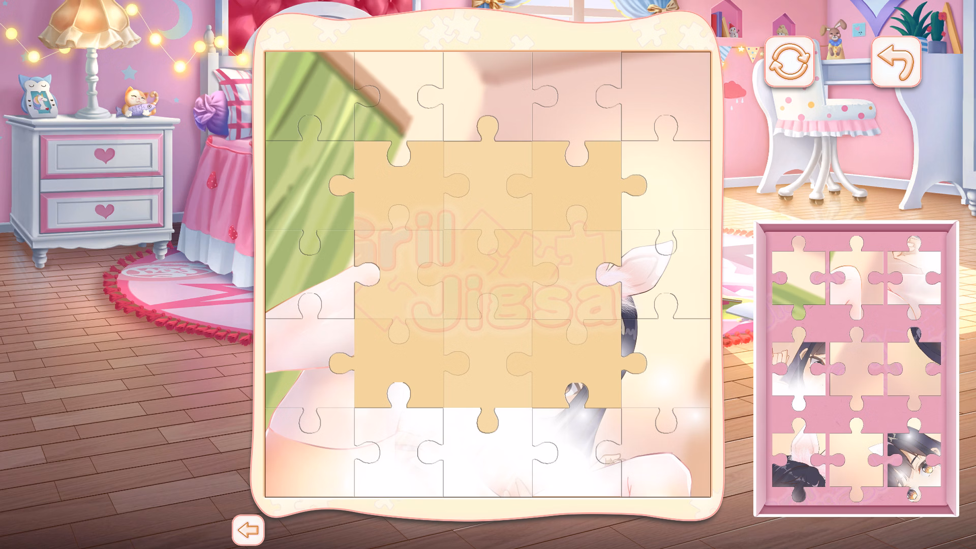 Unity Completed Girl Jigsaw [Final] [Cartoon game]