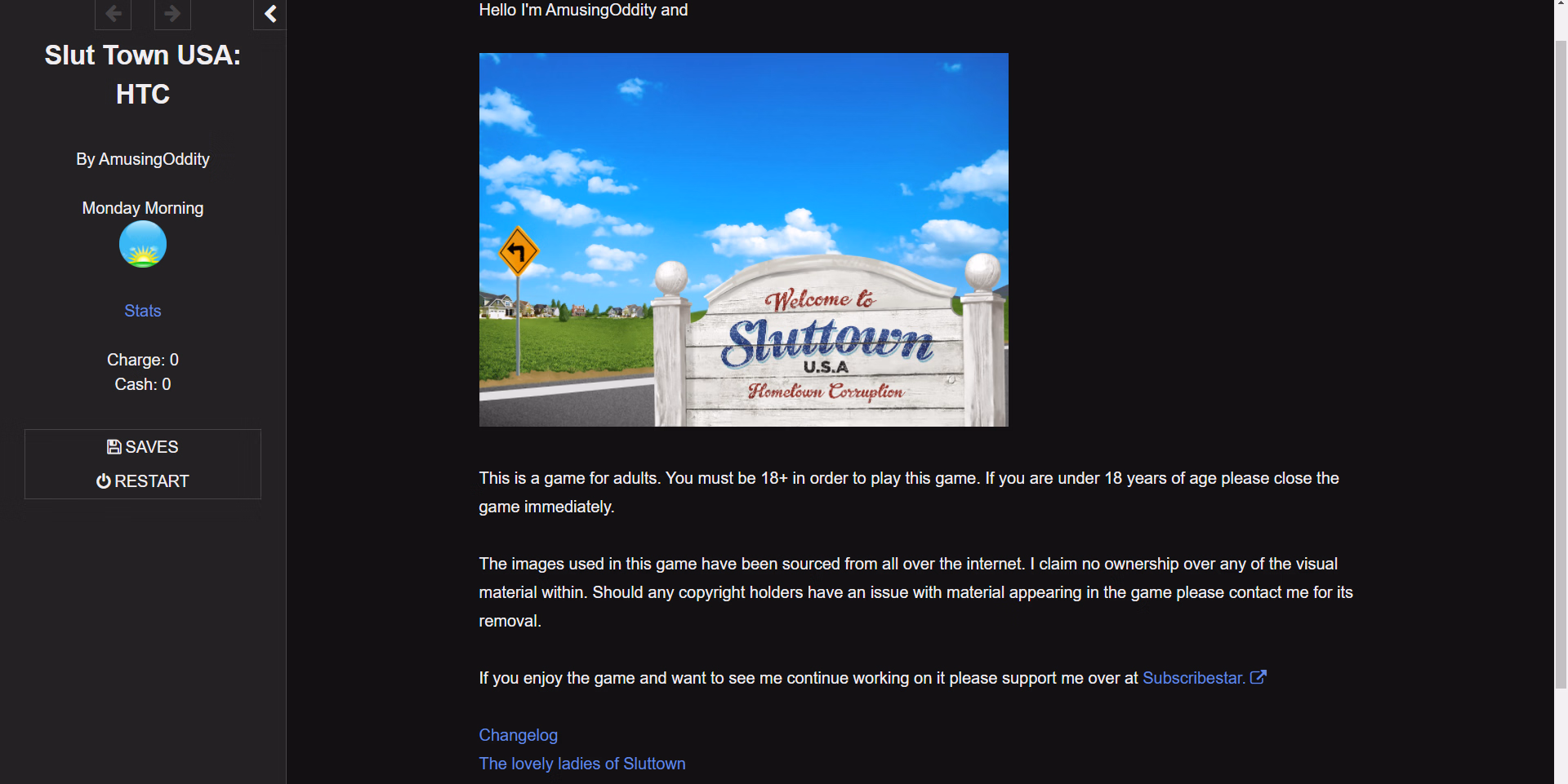 HTML Sluttown USA: Hometown Corruption [v0.60] [AmusingOddity]
