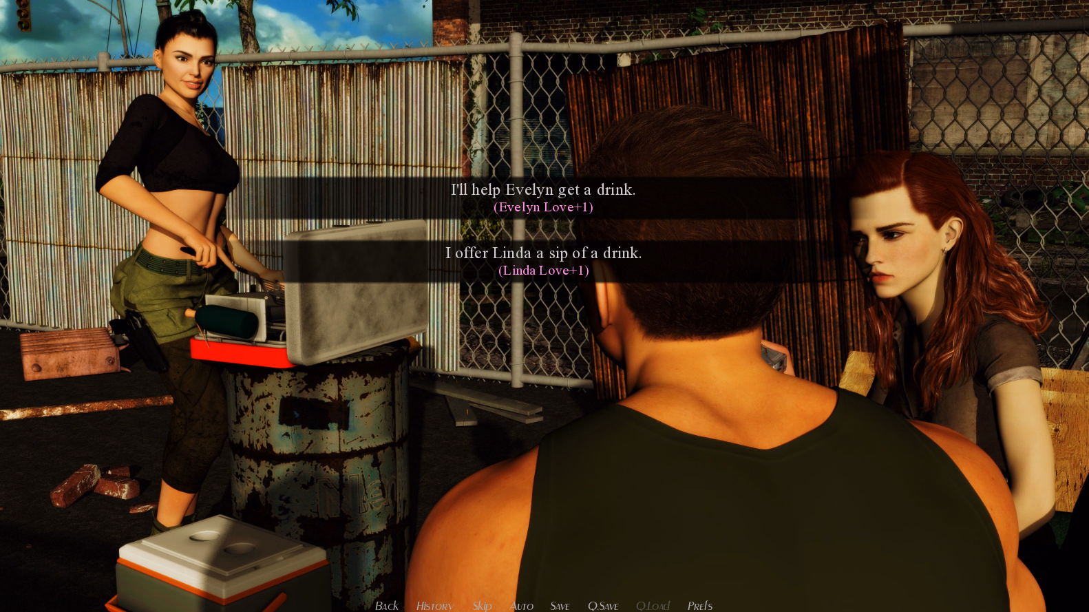 VN Ren'Py Abandoned The Story of a Survivor [Ep.1] [Piloo]