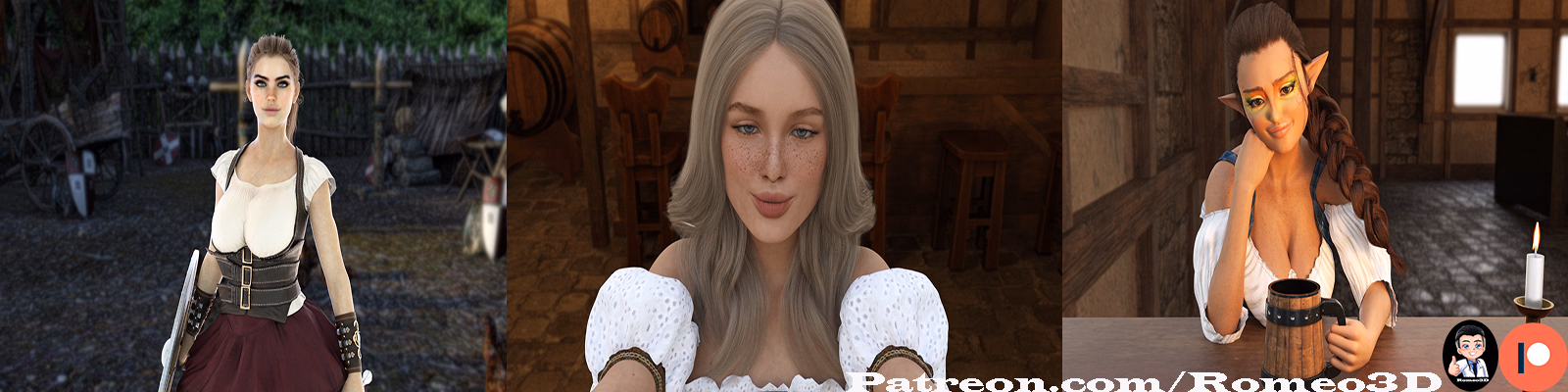 Ren'Py Abandoned The Blacksmith's Son [Demo] [Romeo3D] download