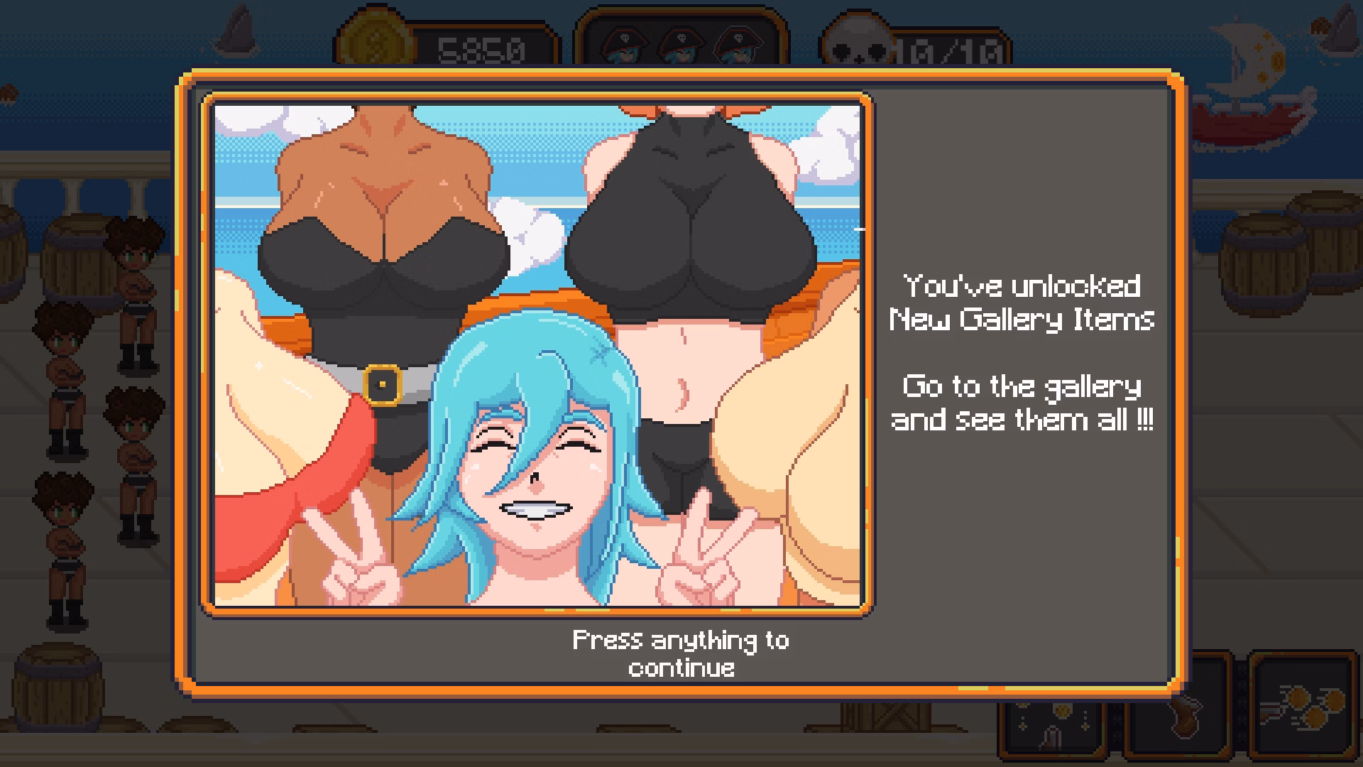 Unity Completed Plunderers Adventures: Sea of Whores [Final] [Phracassado of the Deep, Ruhtra]