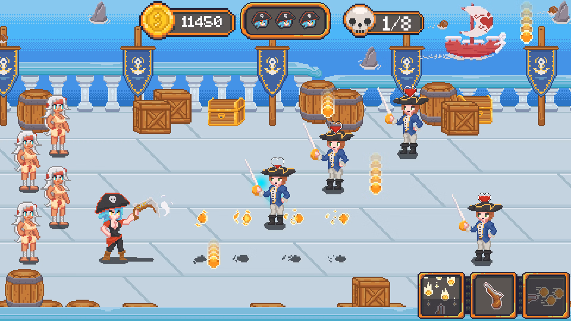 Unity Completed Plunderers Adventures: Sea of Whores [Final] [Phracassado of the Deep, Ruhtra]