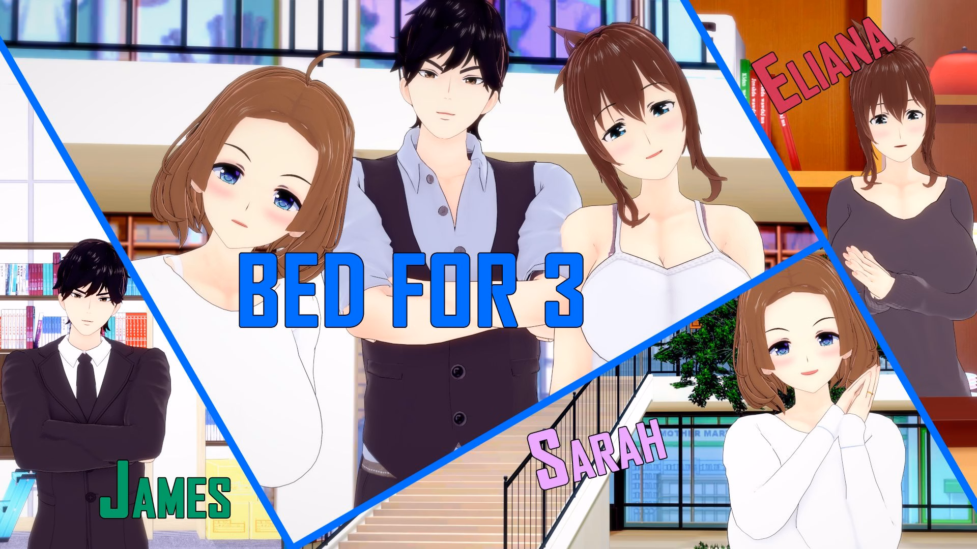 VN Ren'Py Abandoned Bed for 3 [v0.12] [Tonjj]