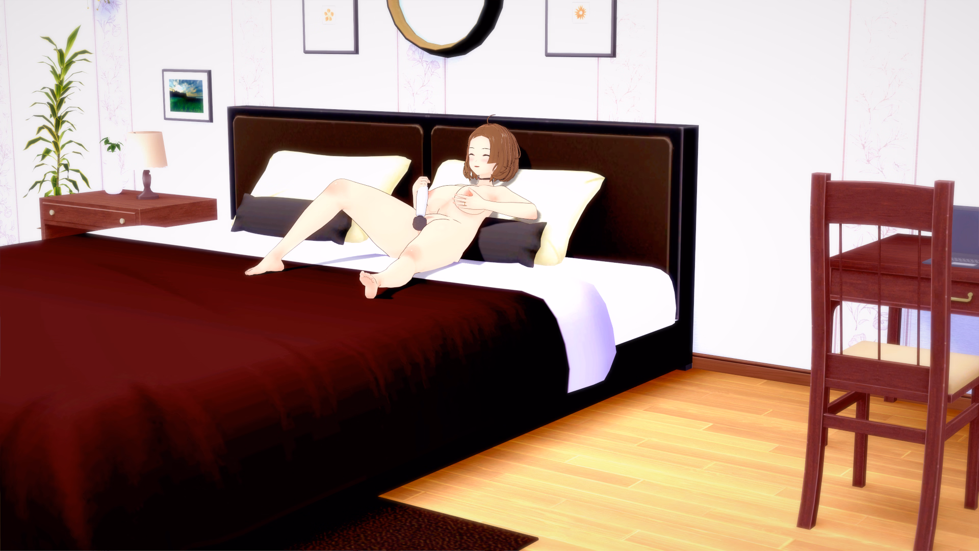 VN Ren'Py Abandoned Bed for 3 [v0.12] [Tonjj]