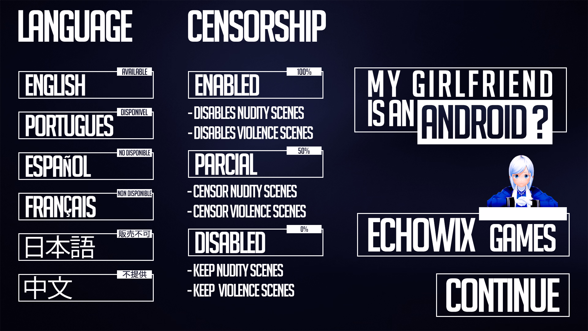 Ren'Py Abandoned My Lover Is an Android [v0.01] [EchoWix Games]