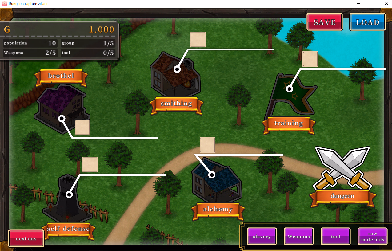 Unity Completed Dungeon Capture Village [Final] [Quality Glassesm]