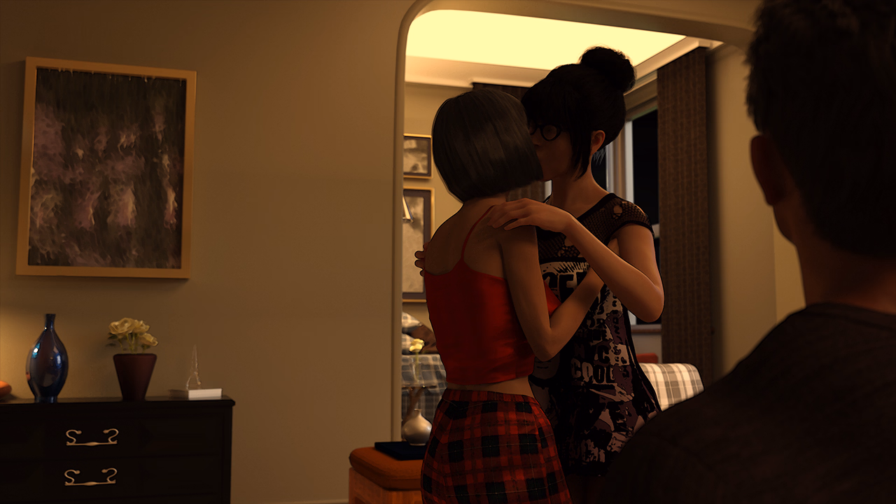 VN Ren'Py Abandoned Beneath a Neon Sun [v0.1.10] [Lucky Slap Games]