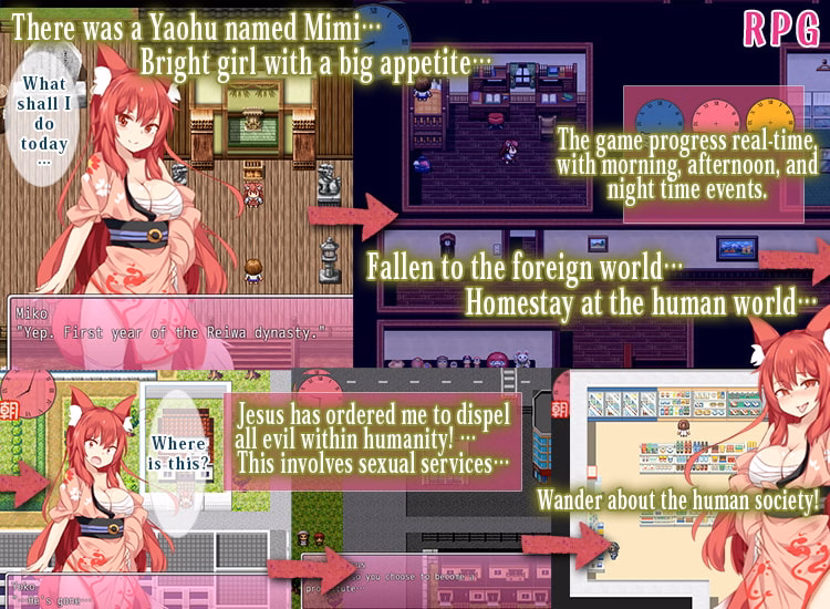 RPGM Completed Yahou Mimi - Sex in the Foreign World [Final] [Hourglass & Pencil]
