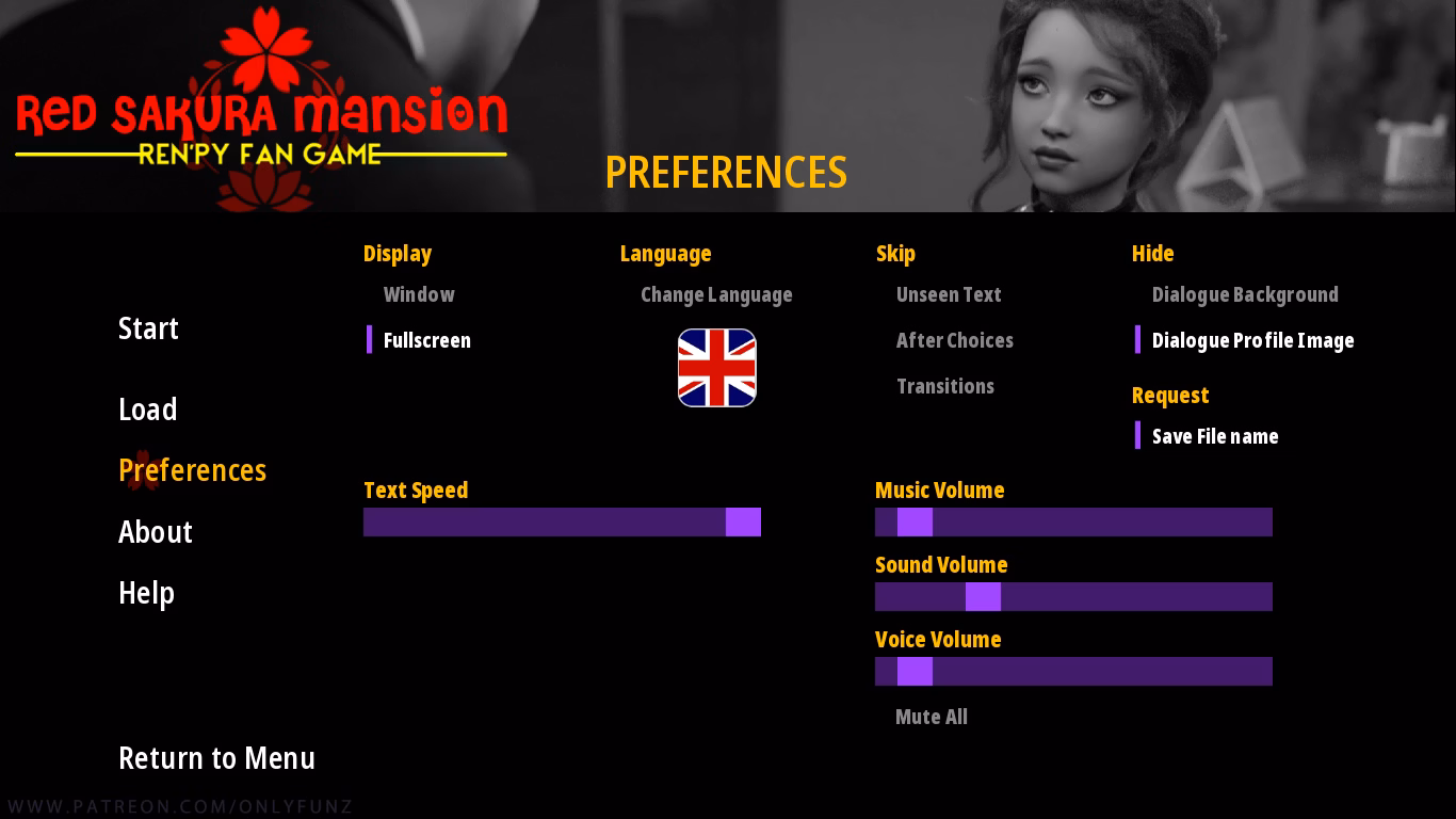 VN Ren'Py Abandoned Red Sakura Mansion Fan Game [v0.03] [OnlyFunz]