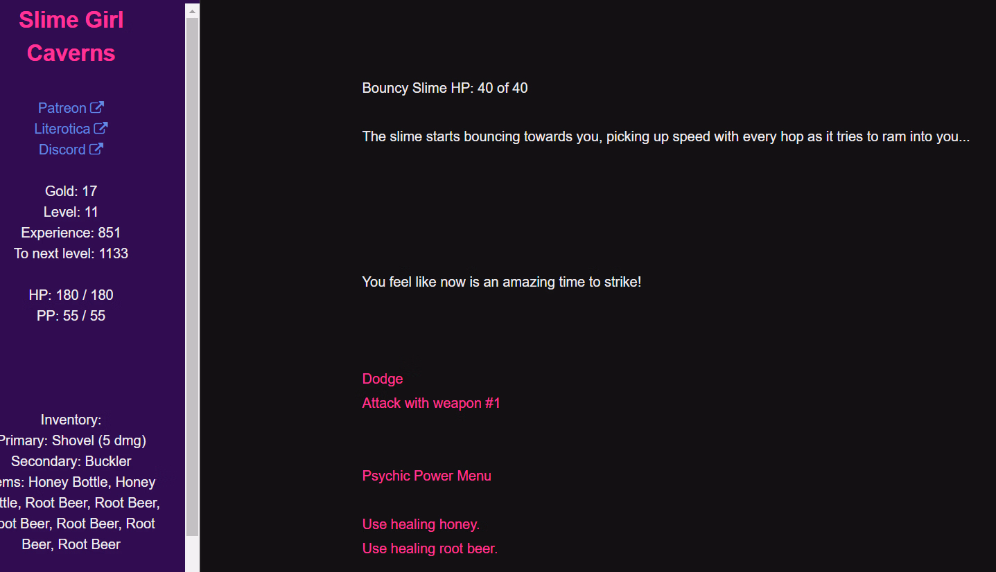 HTML Completed Slime Girl Caverns [v1.2.4] [Elizzyviolet]