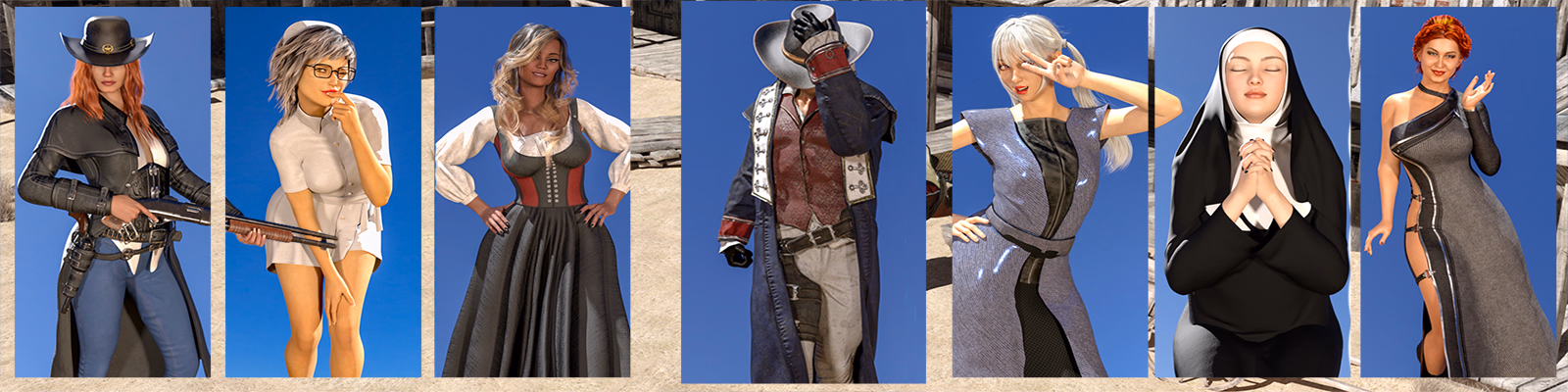 VN Ren'Py Abandoned A Lewd Detective in Wild West [v0.3] [Aristro] download