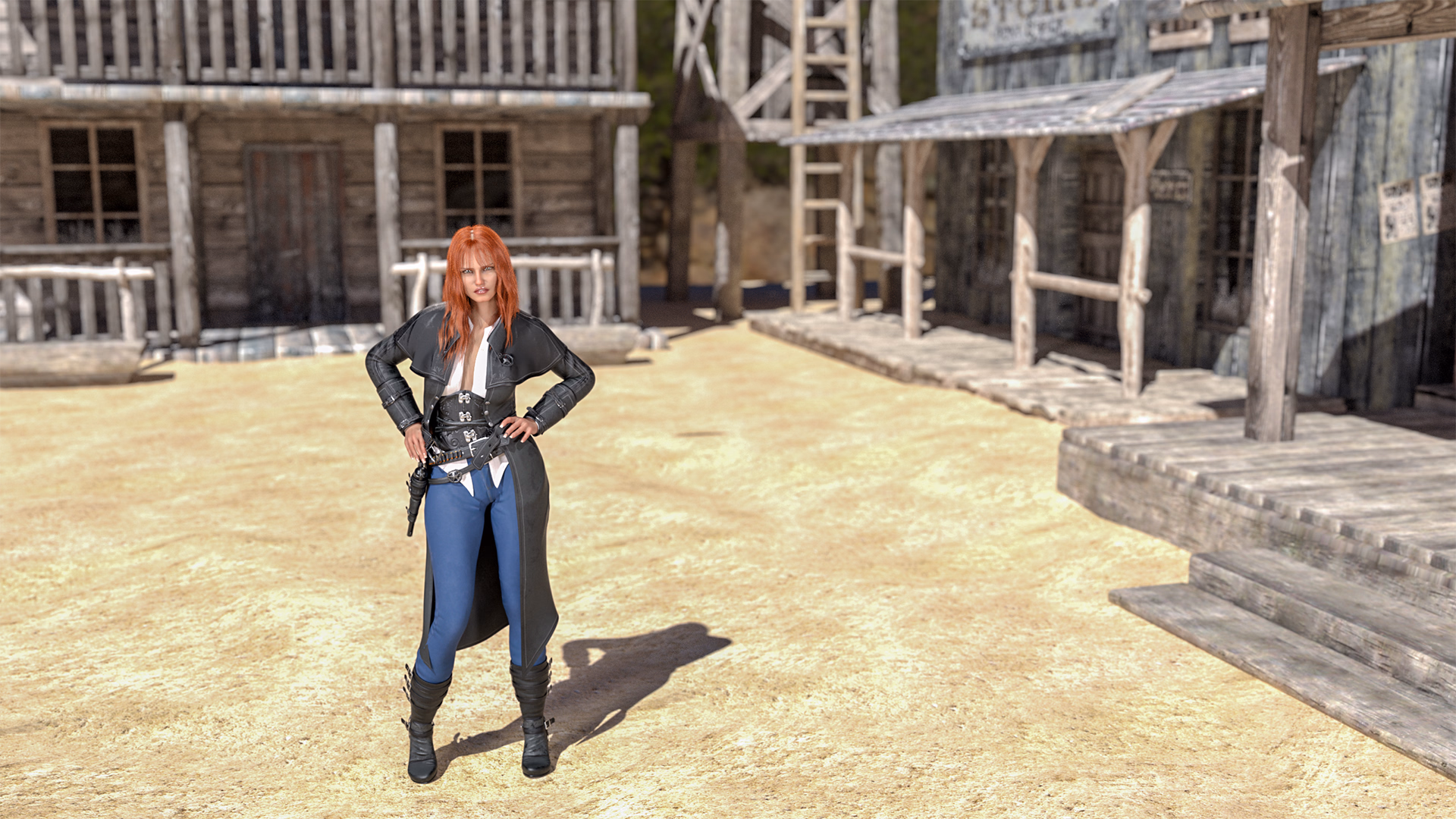VN Ren'Py Abandoned A Lewd Detective in Wild West [v0.3] [Aristro]