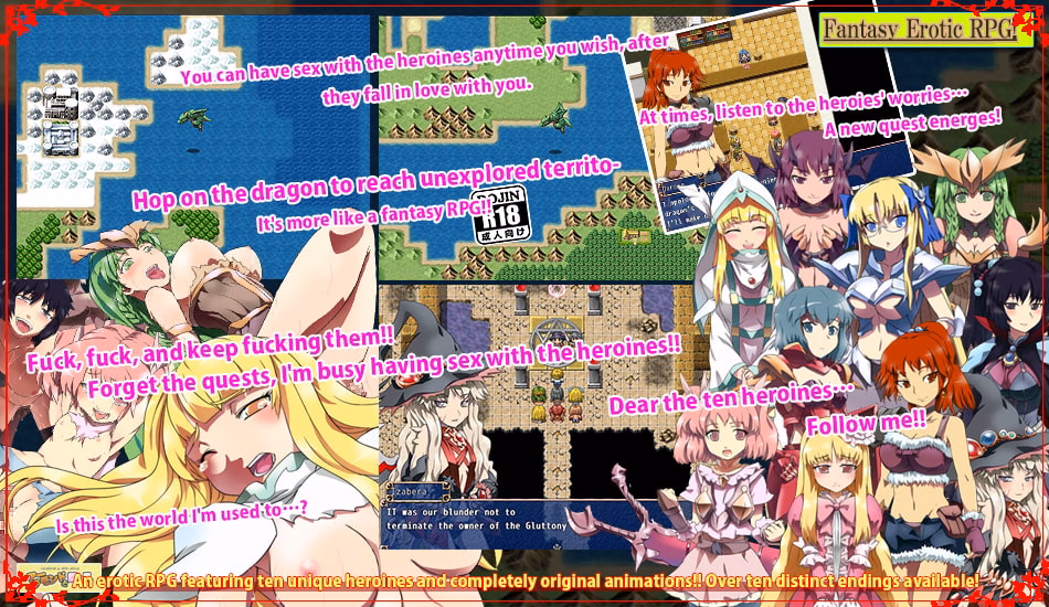 RPGM Completed The Ten Heroines [Final] [Almonds & Big Milk]