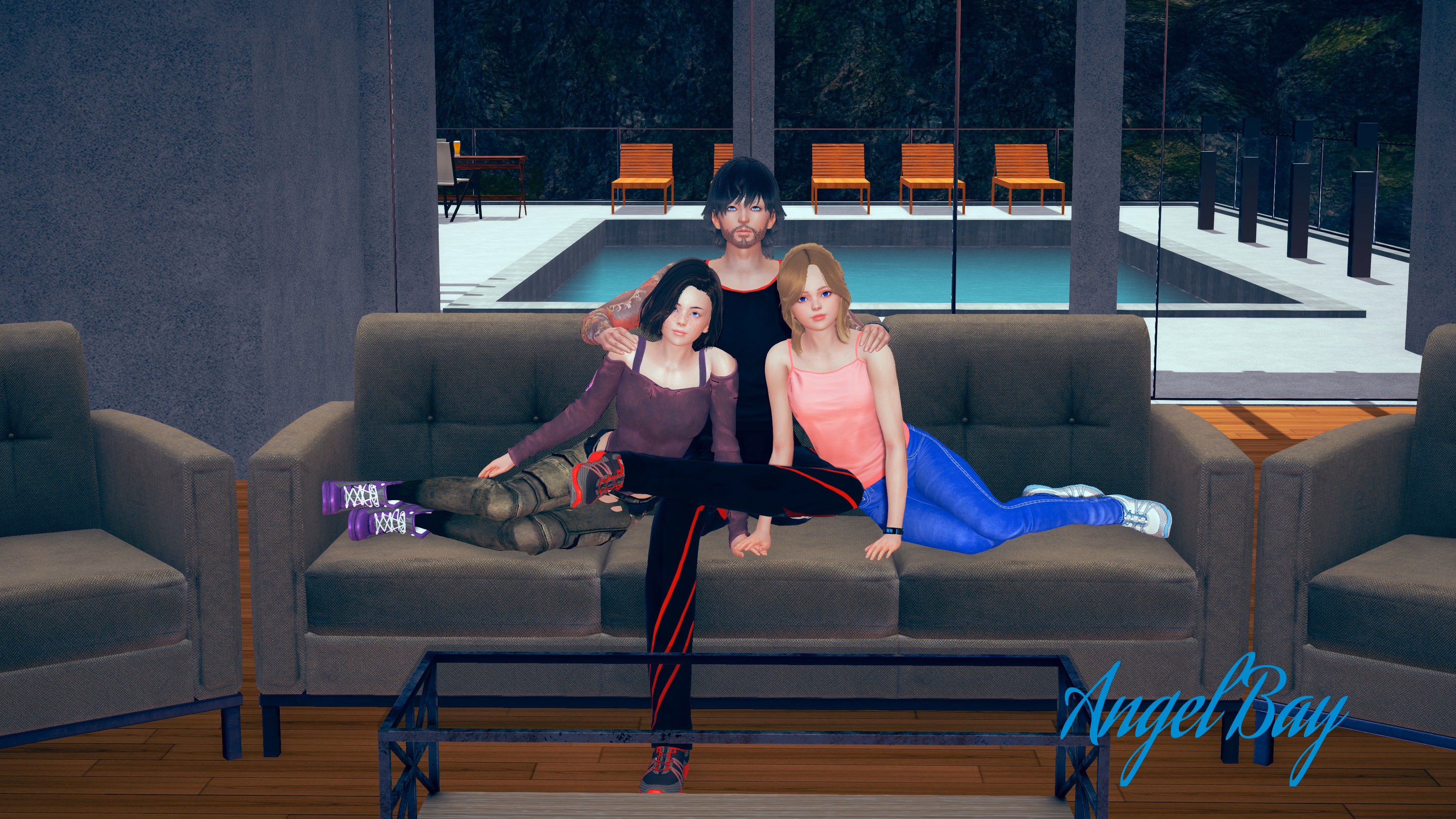 VN Ren'Py Abandoned Angel Bay [v0.6] [TaintedWays]