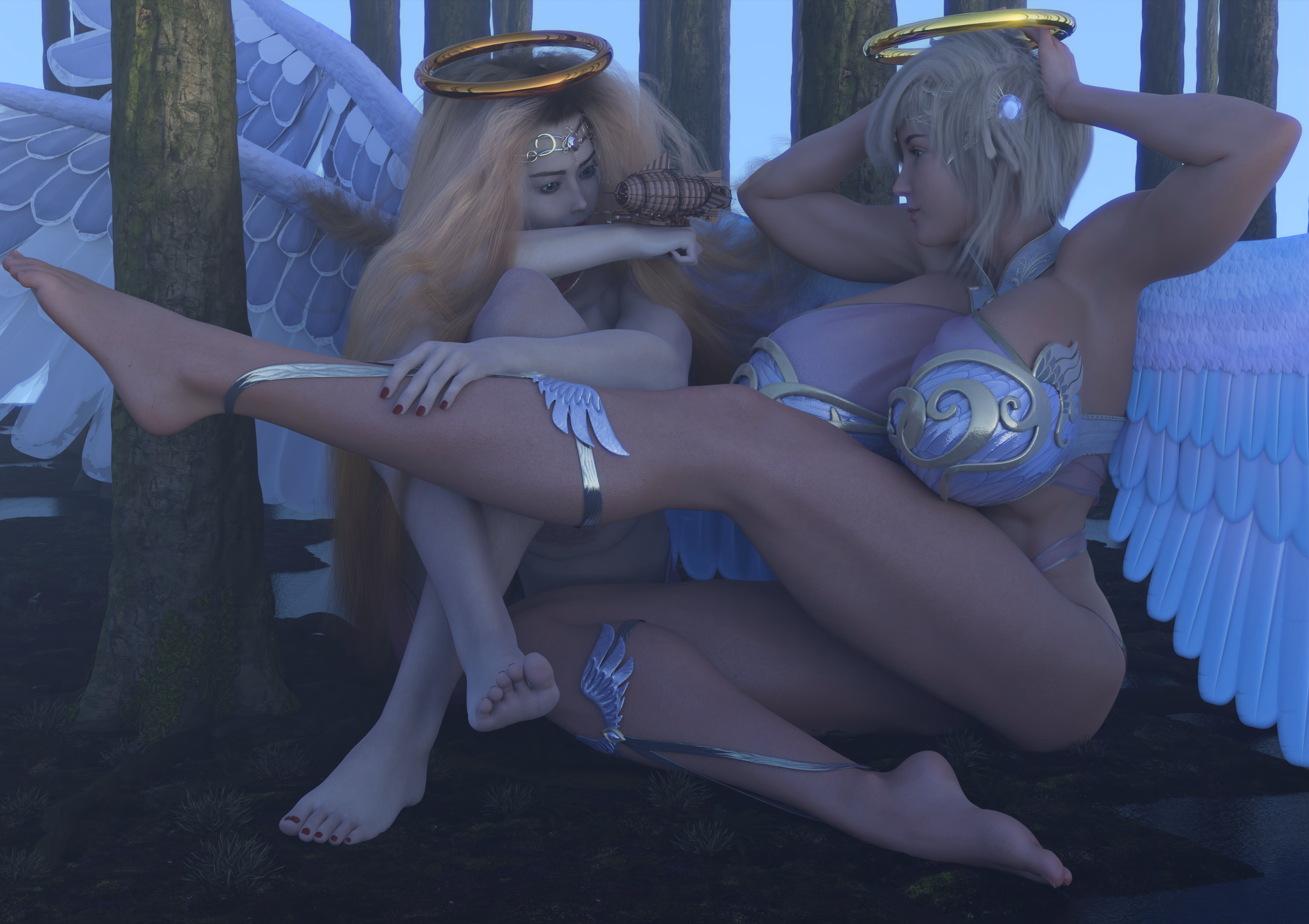VN Ren'Py Completed Everyone Has Giantess Angel Waifus in Heaven [v1.0] [gtswaifuism]