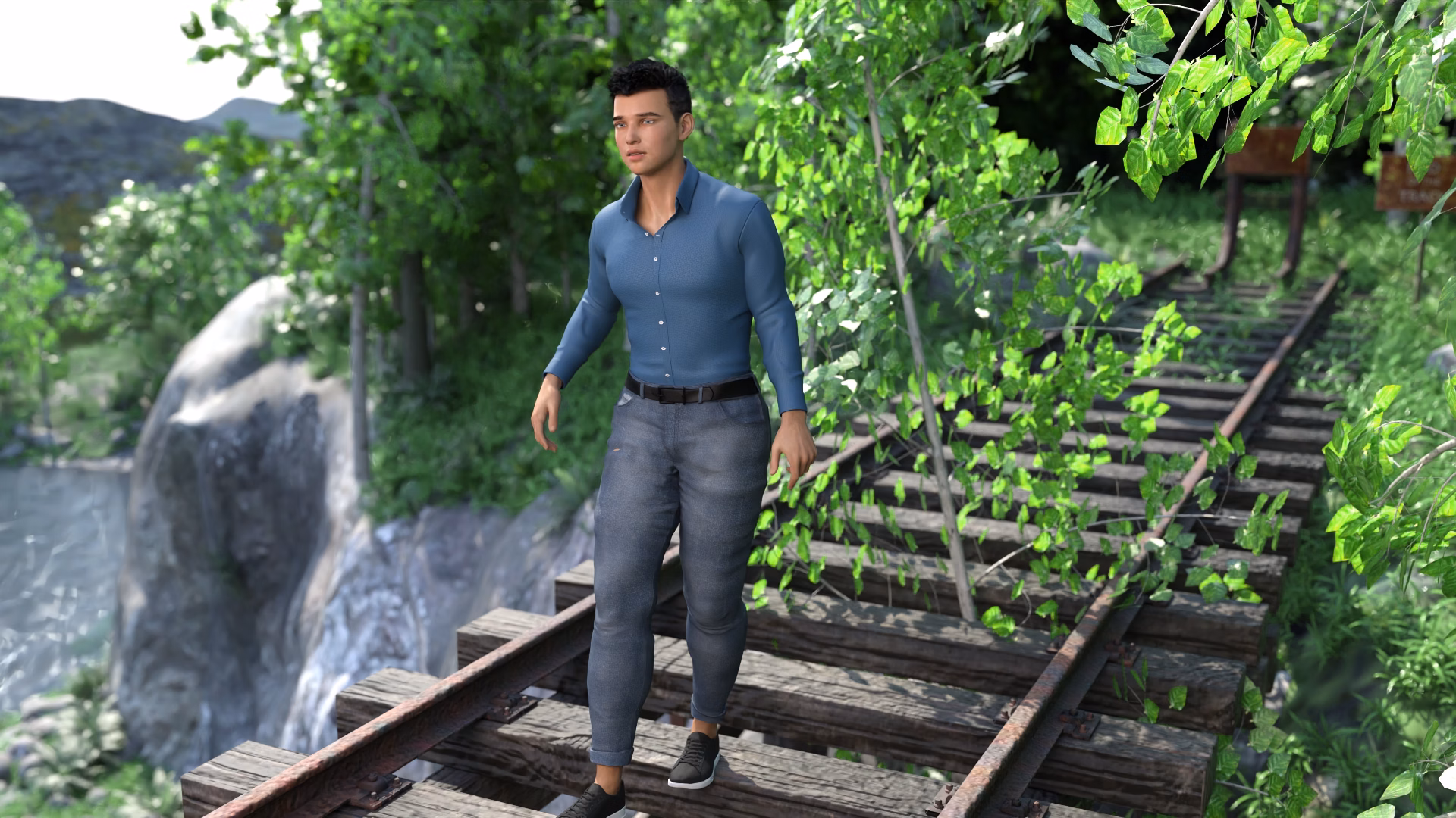 VN Ren'Py Abandoned Horizons of the Future [v0.3] [Dron Games]