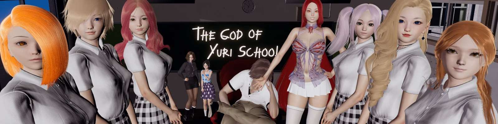 VN Ren'Py Abandoned The God of Yuri School [Ch1 v0.3.1] [Wer0]