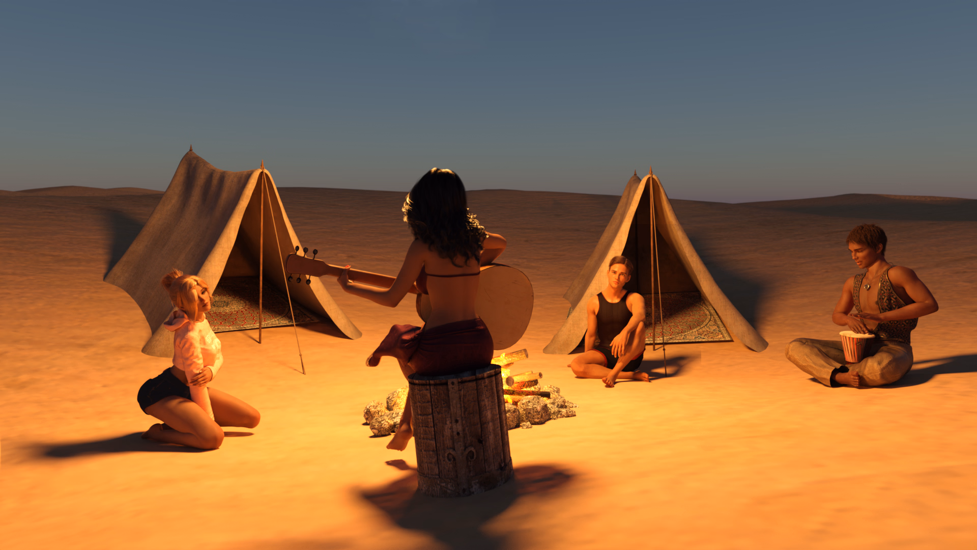 VN Ren'Py Completed SandStorm (EraStorm Saga #1) [v2.02] [GleenX Studio]
