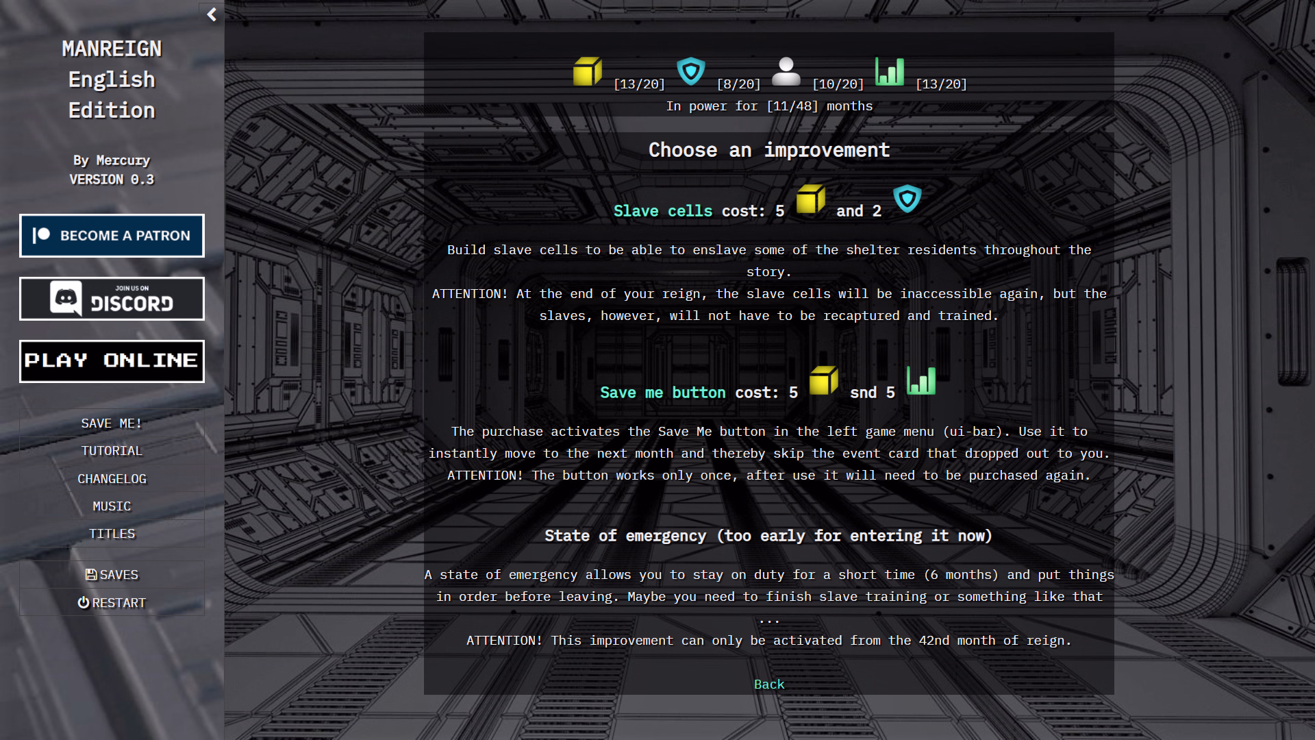 HTML Completed Manreign [v1.0] [MercuryDev]