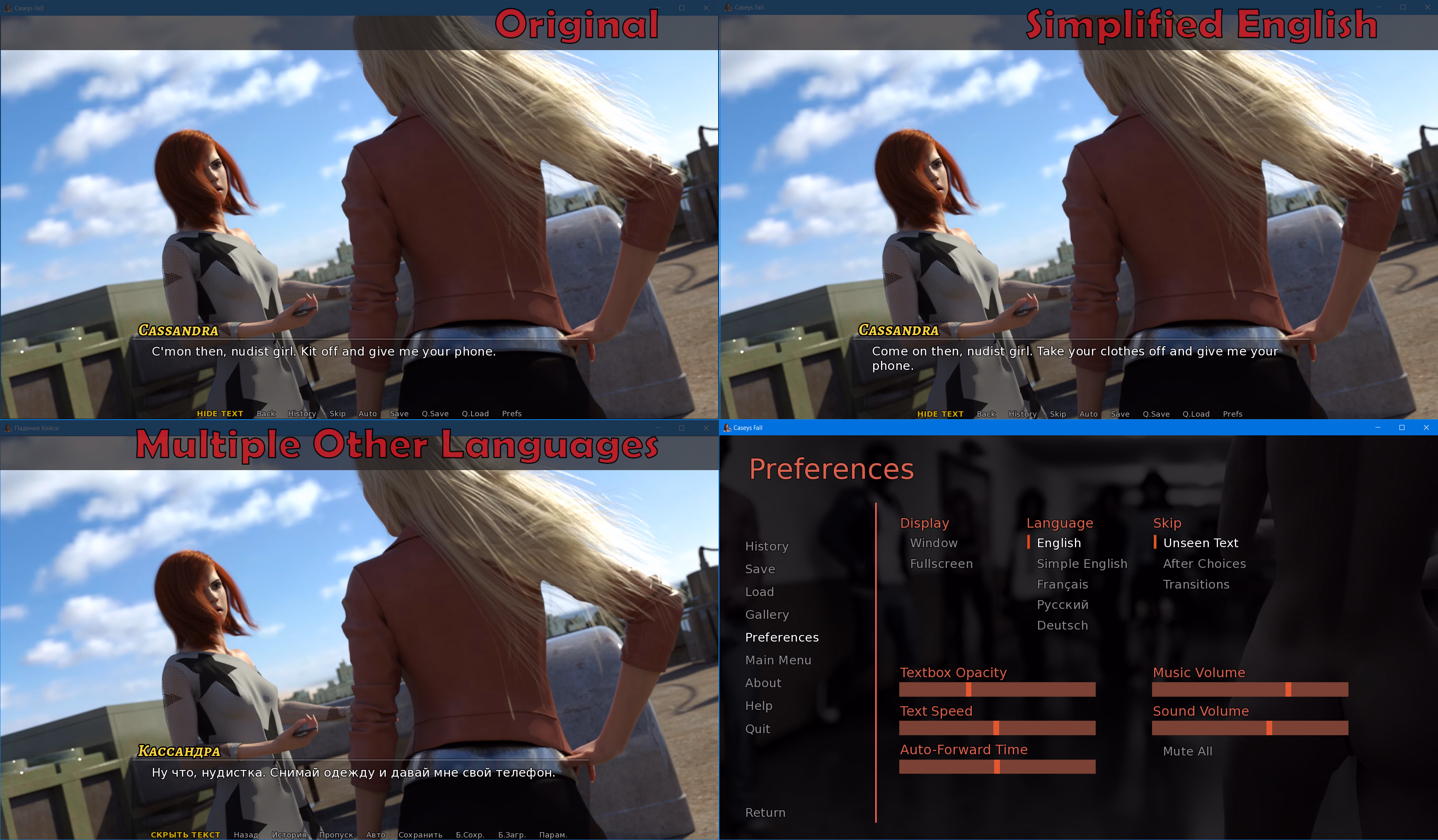 VN Ren'Py Abandoned Casey's Fall [v2024-05] [Sakrilas & VelcroFist]