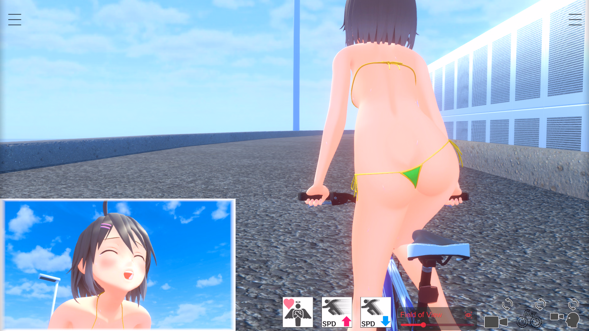 Unity Completed When i row, i get it! Kohane's cycling masturbation [Final] [Nomura Kobo]