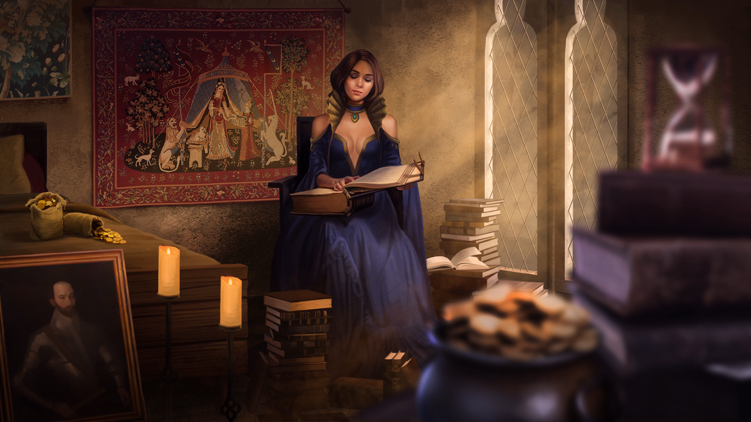 VN Ren'Py Completed The Book of Bondmaids [v2.0.0c + DLCs] [Kamti Games Studios]