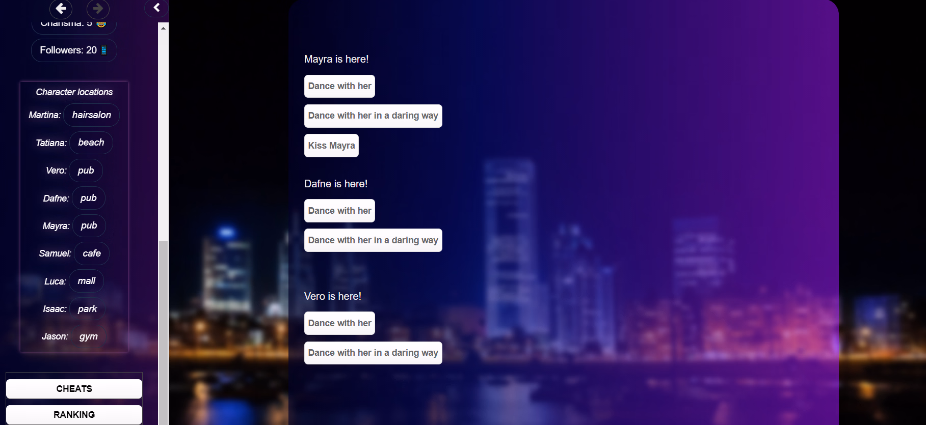 HTML Abandoned The Shadows of Friendships [v0.4] [VERSTA GAMES]