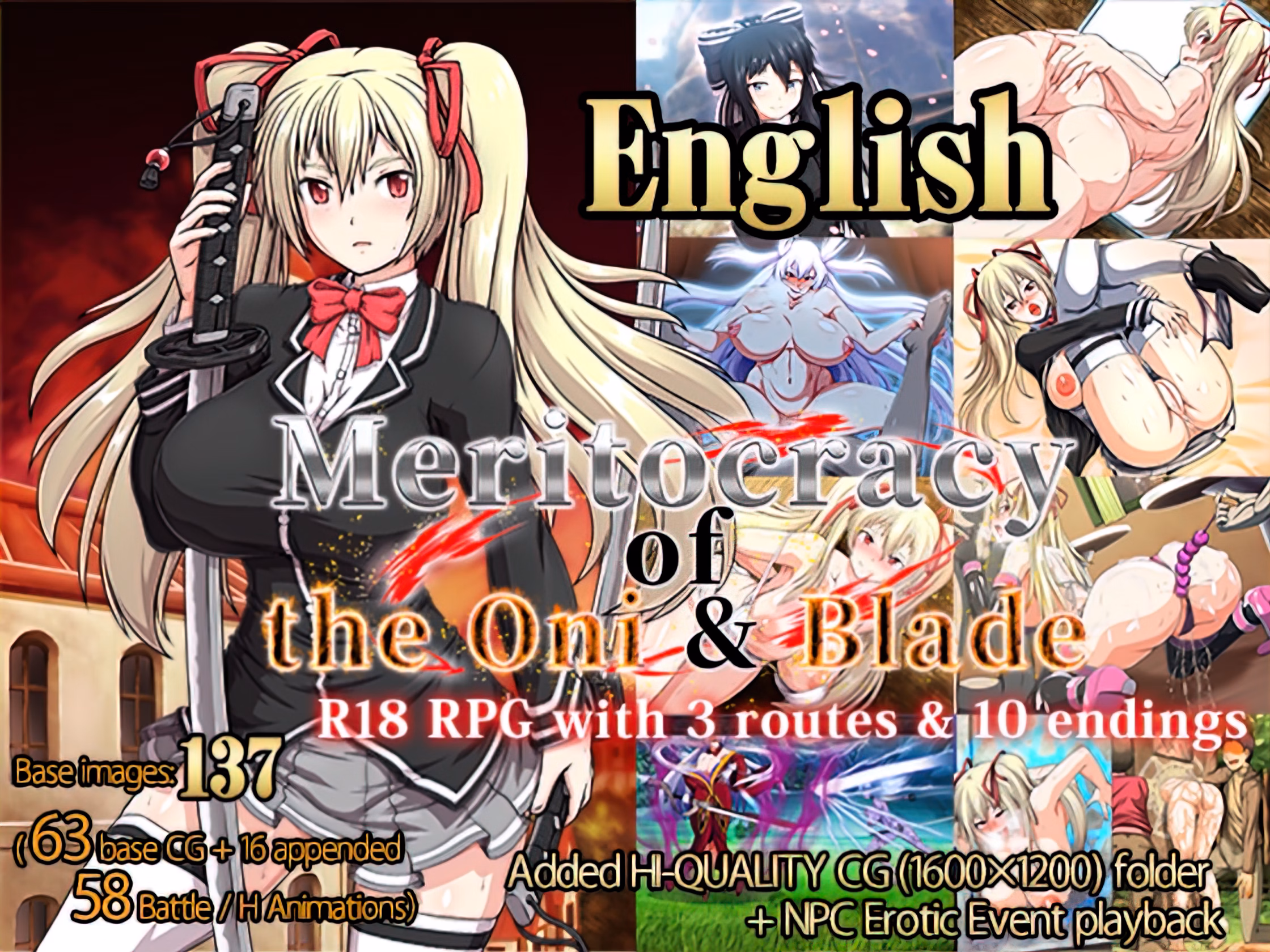 RPGM Completed Meritocracy of the Oni & Blade + Append [Complete Edition] [ONEONE1] download