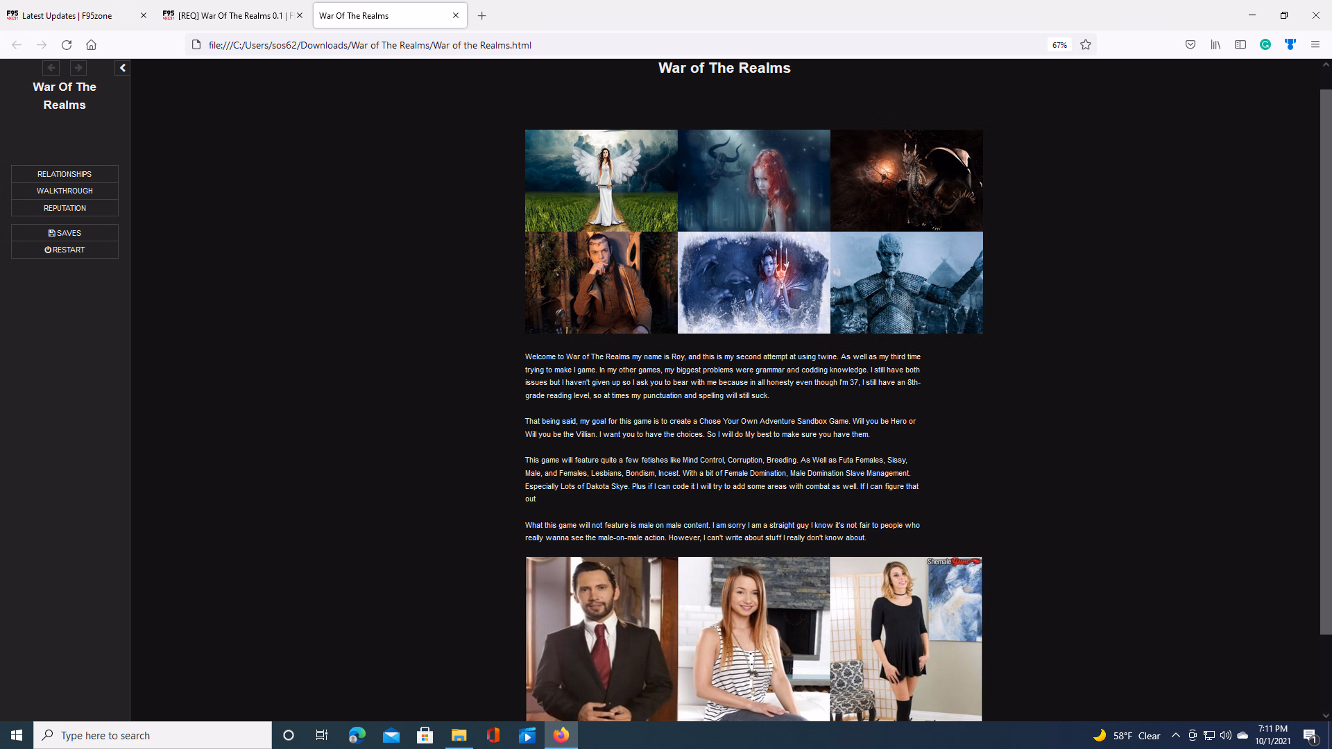HTML Abandoned War of the Realms [v2022-04-30] [AJLee7385]