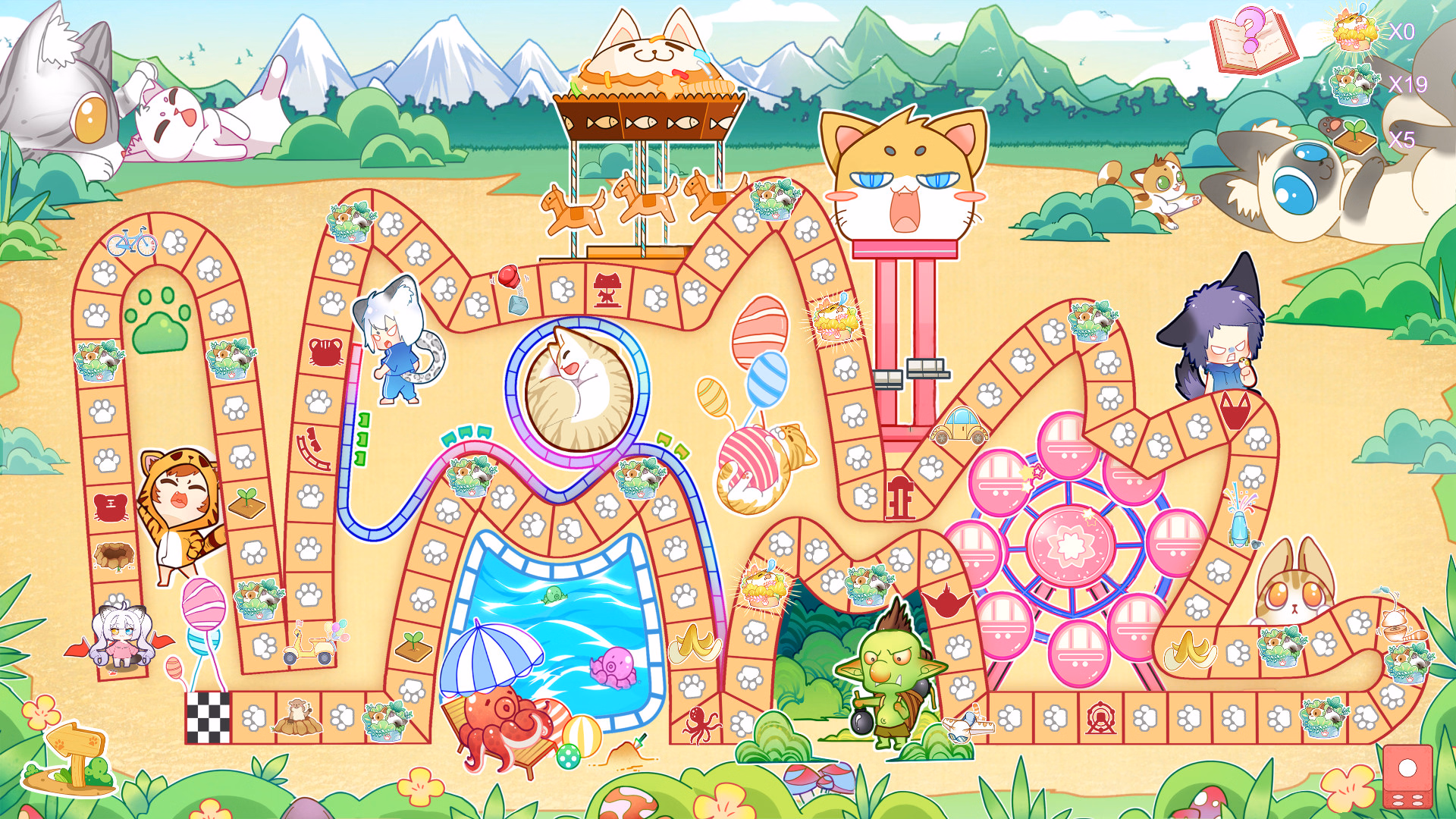 Unity Completed Puff Town [Final] [Cartoon game]