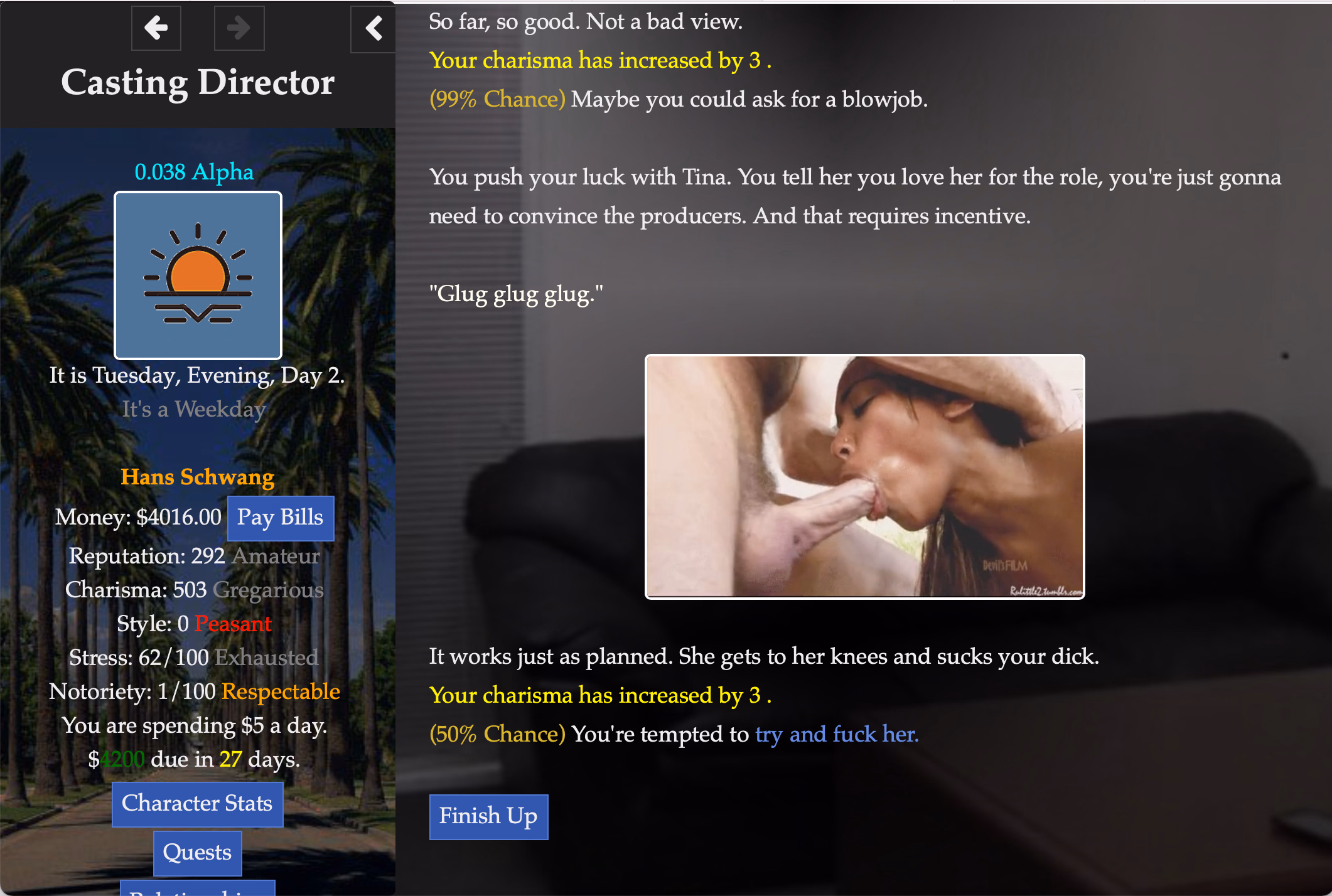 HTML Abandoned Casting Director [v0.041 Alpha] [Old Dirty Dog]