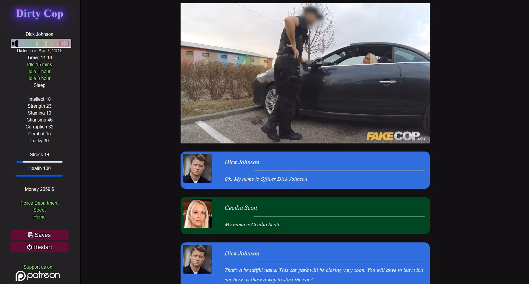 HTML Completed Dirty Cop [v0.02] [budger]