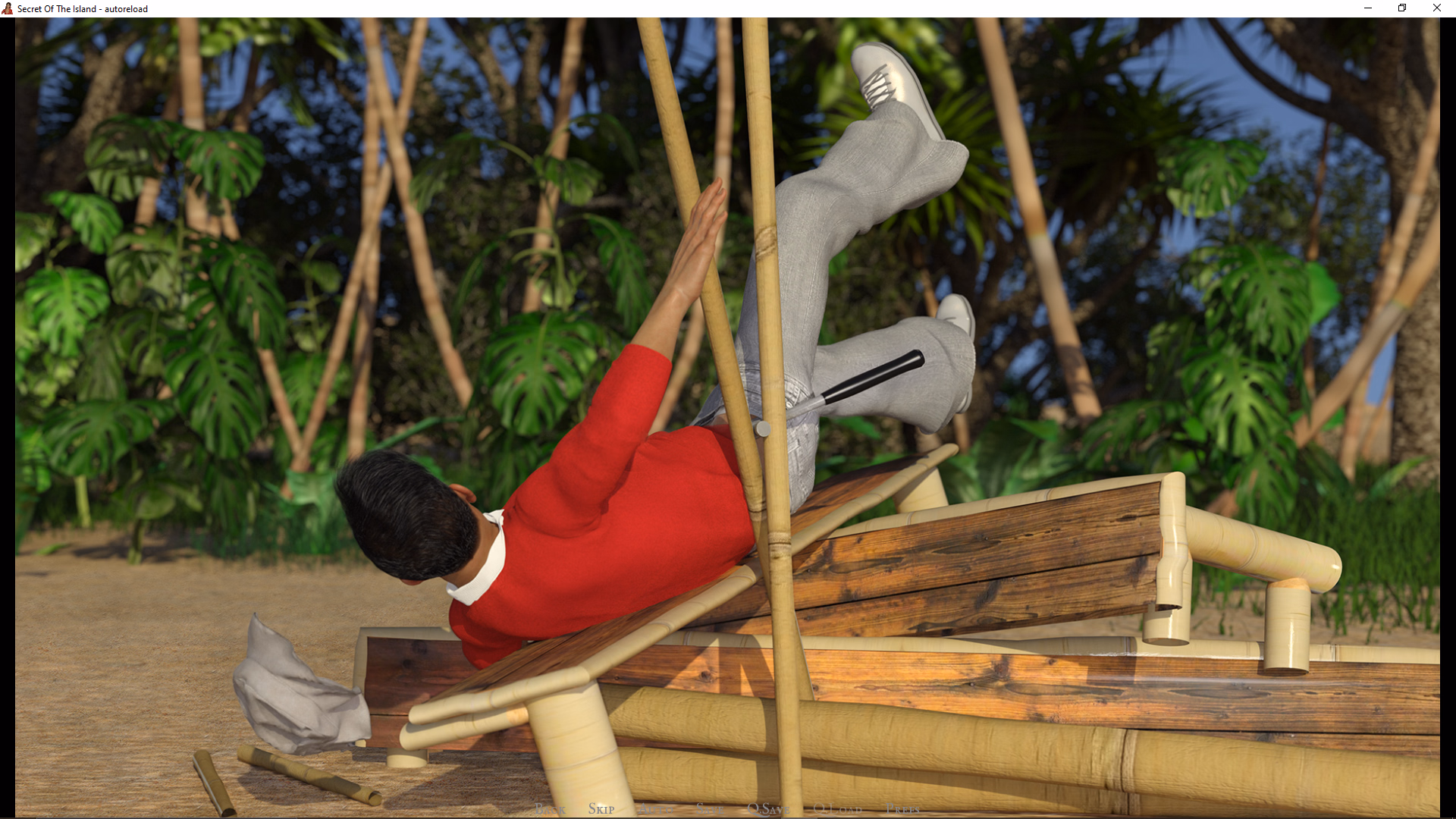 VN Ren'Py Abandoned Secret of the Island [v0.02.07.01] [Chaste Degenerate]