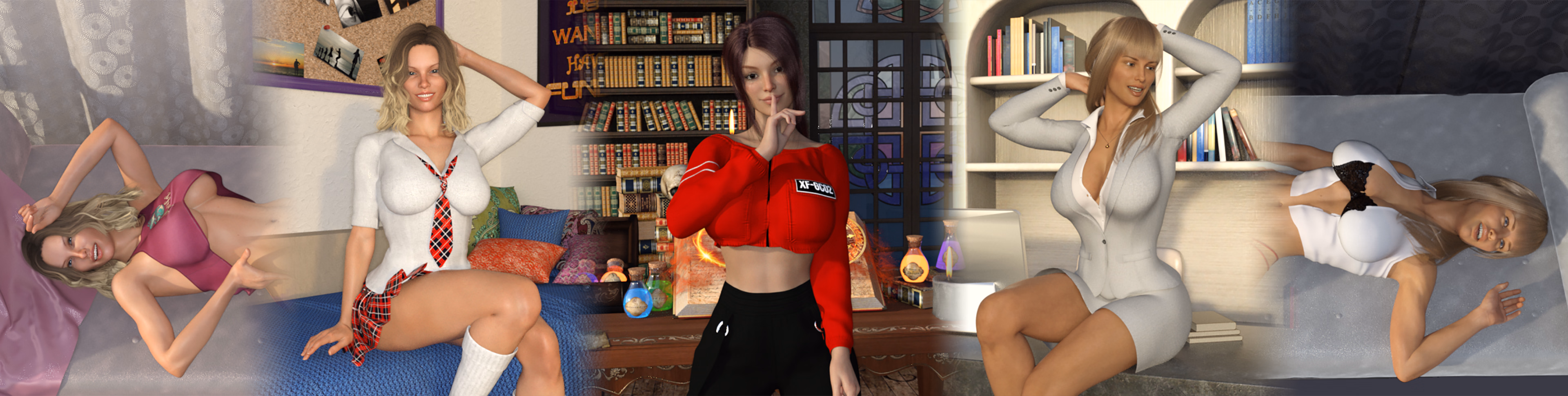 VN Ren'Py Abandoned Sweet Dreams [School Dream Special] [Lust Sakura Games] download
