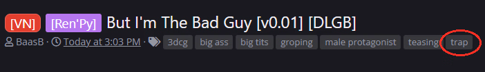 VN Ren'Py Abandoned But I'm the Bad Guy? [v0.081] [DLGB]