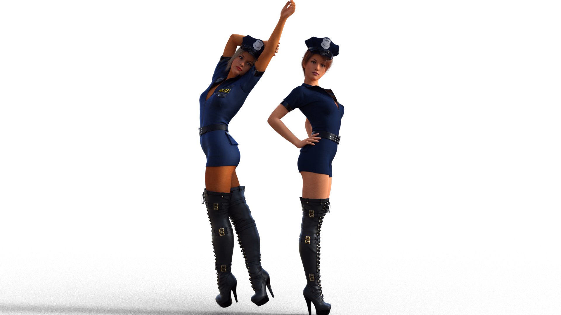 VN Ren'Py Abandoned Femdom Police [v1.0] [Deruc]