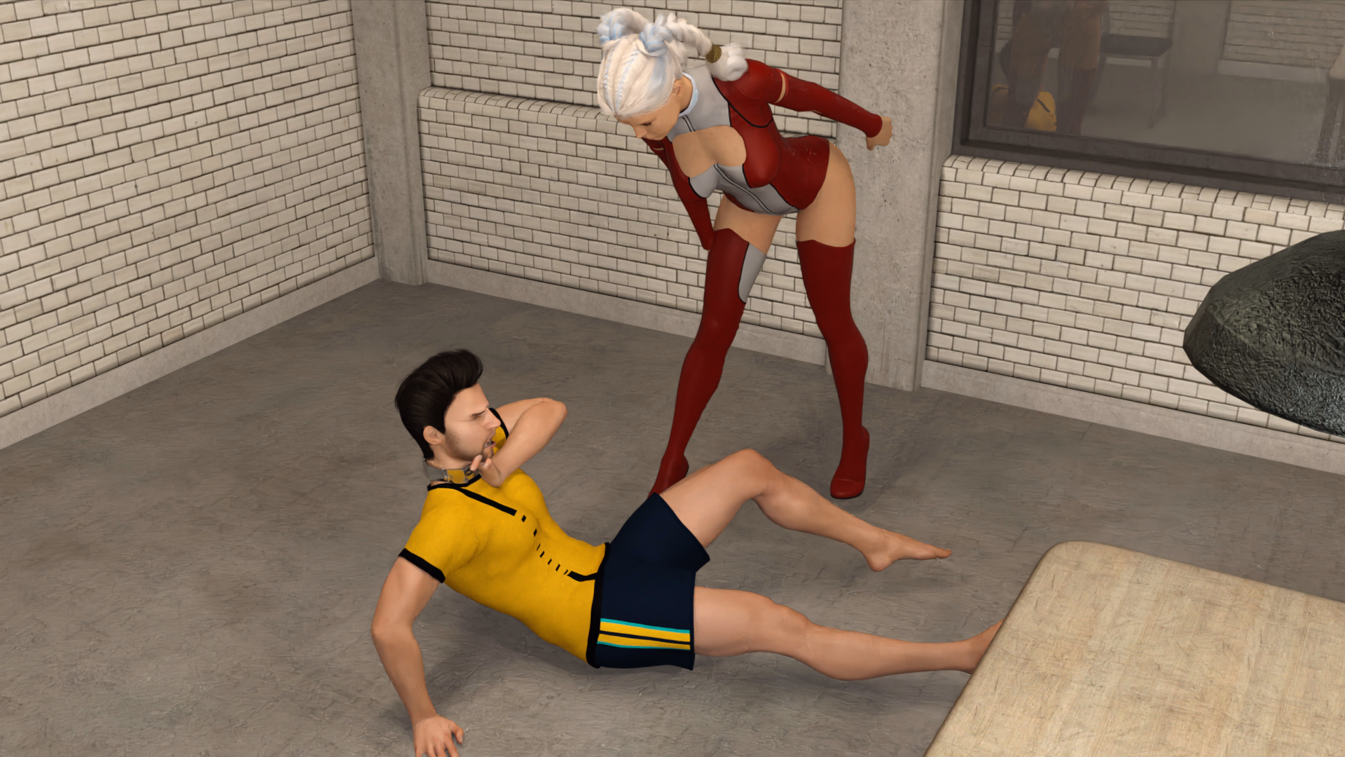 VN Ren'Py Abandoned Femdom Police [v1.0] [Deruc]